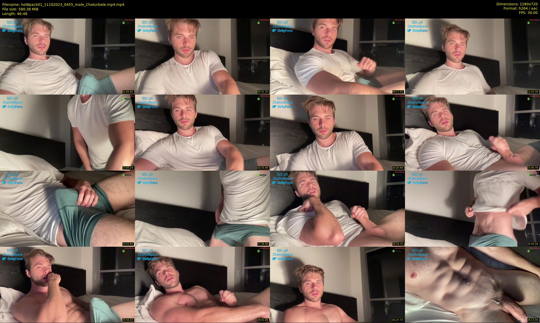 hot8pack01 — 47 minute Chaturbate male cam show recording, 720p, Oct 11, 2023