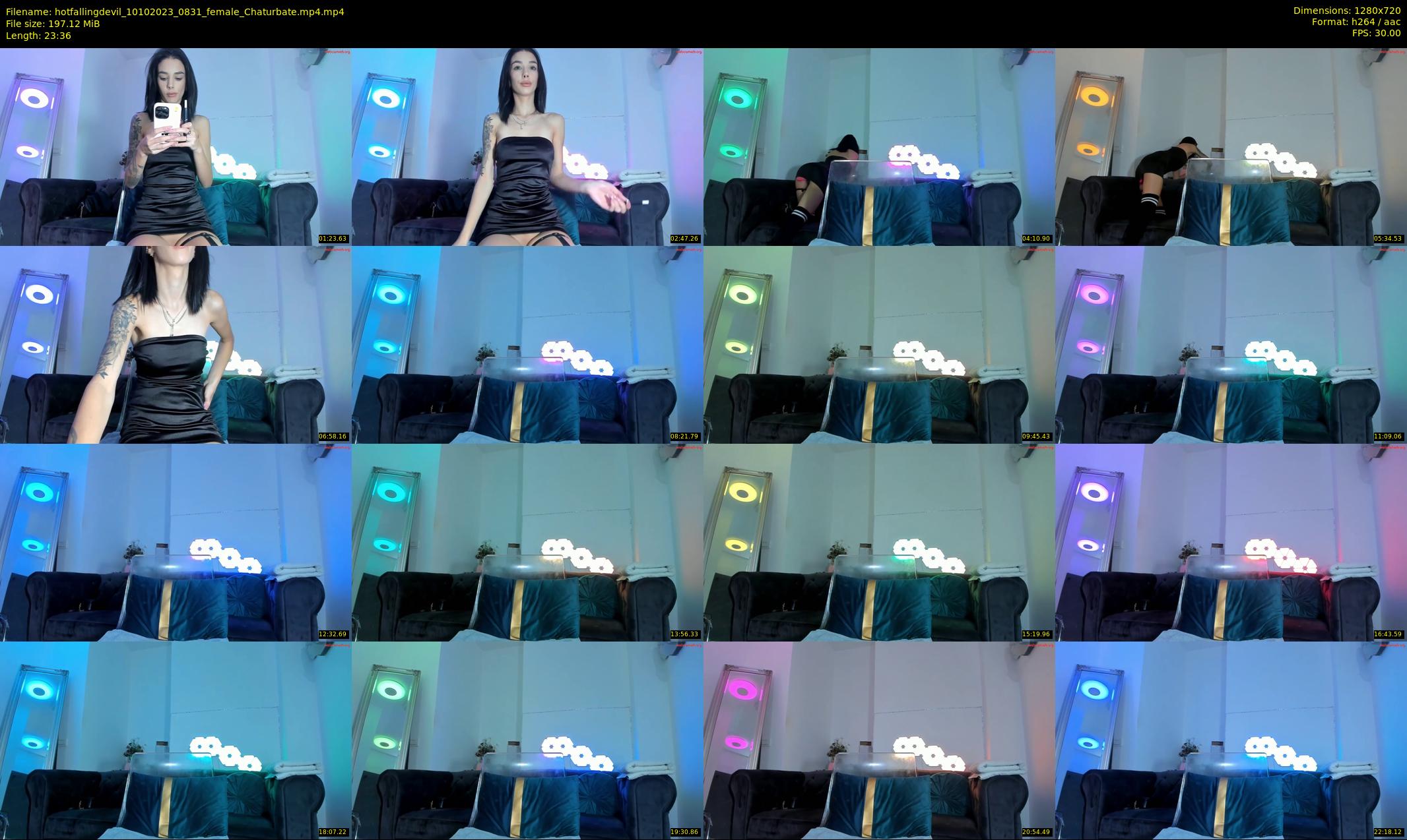 hotfallingdevil — 24 minute Chaturbate female cam show recording, 720p, Oct 10, 2023