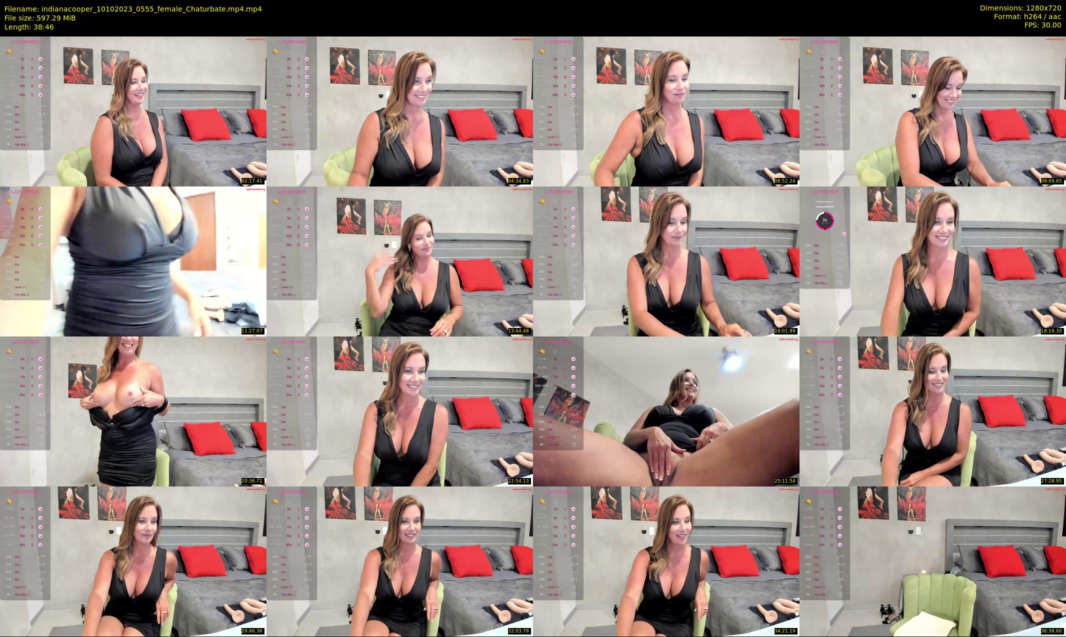 indianacooper — 39 minute Chaturbate female cam show recording, 720p, Oct 10, 2023