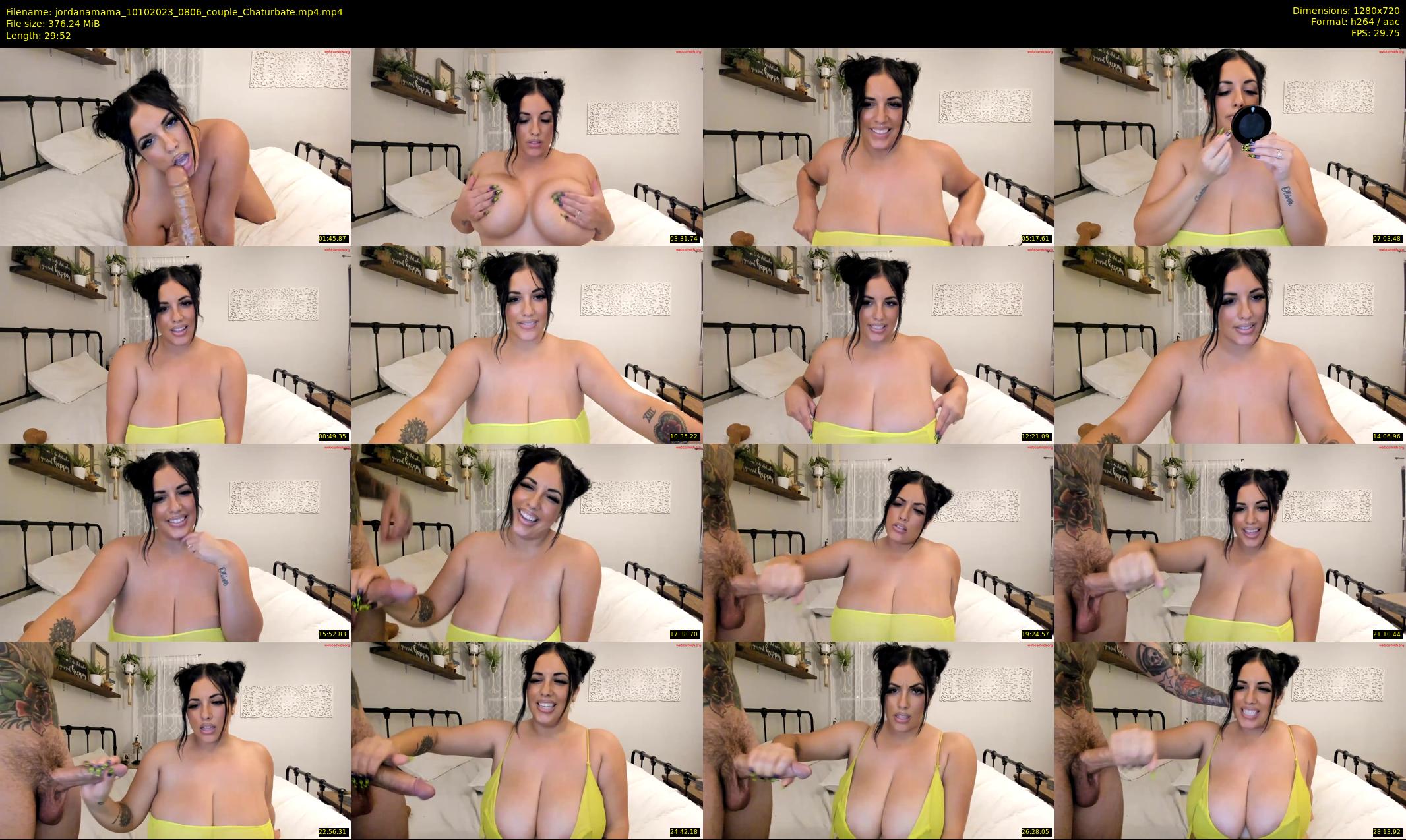 jordanamama — 30 minute Chaturbate couple cam show recording, 720p, Oct 10, 2023