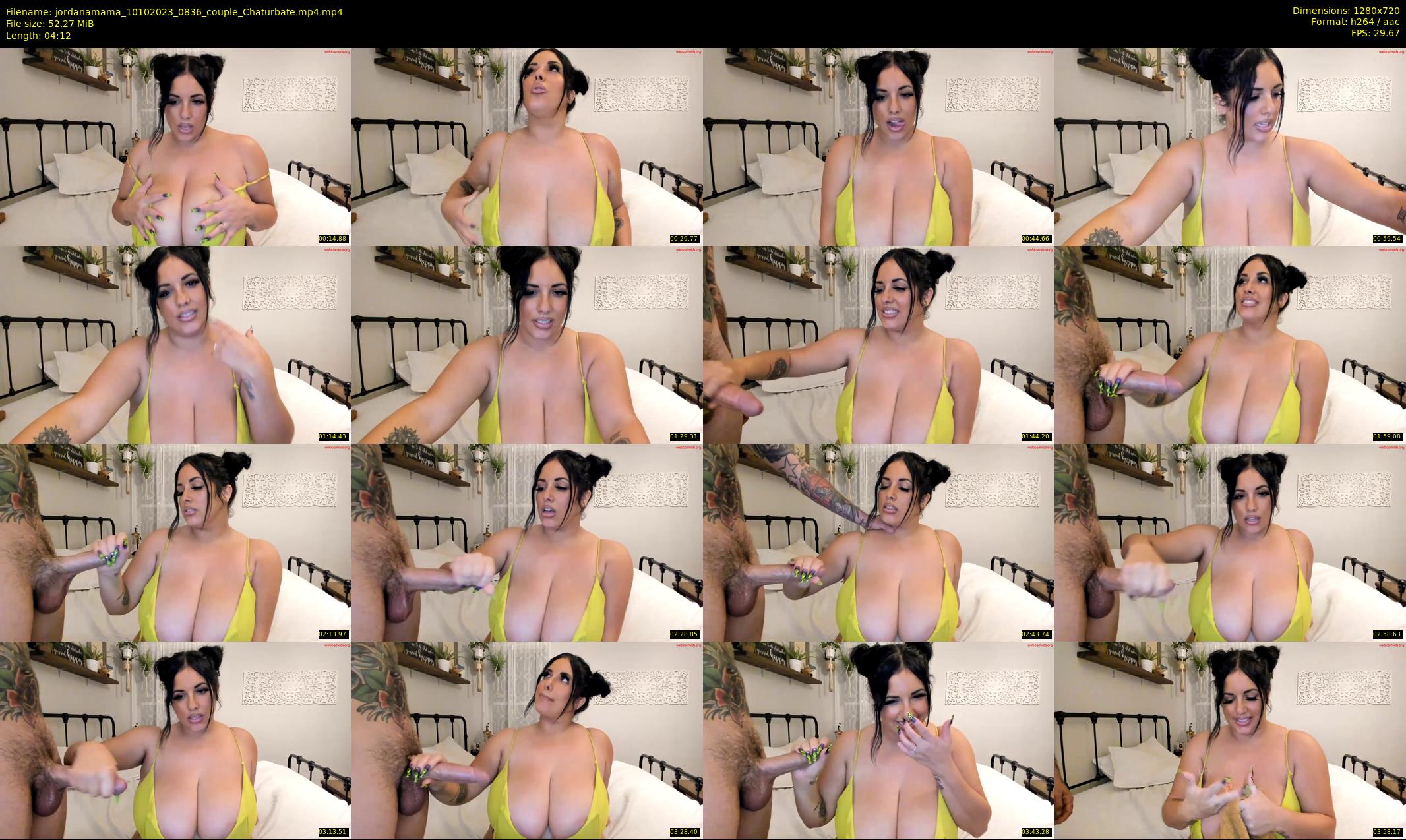 jordanamama — 5 minute Chaturbate couple cam show recording, 720p, Oct 10, 2023