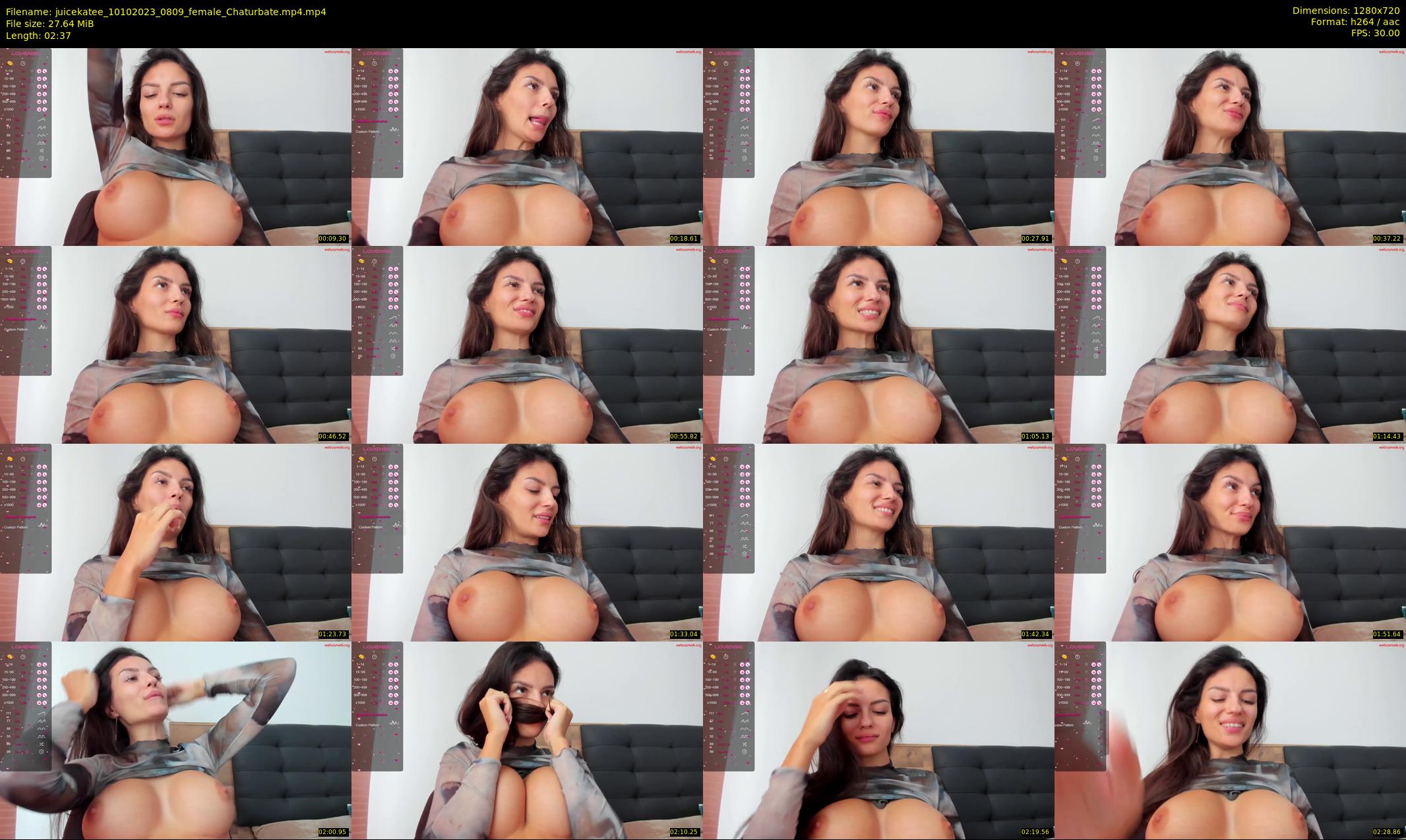 juicekatee — 3 minute Chaturbate female cam show recording, 720p, Oct 10, 2023