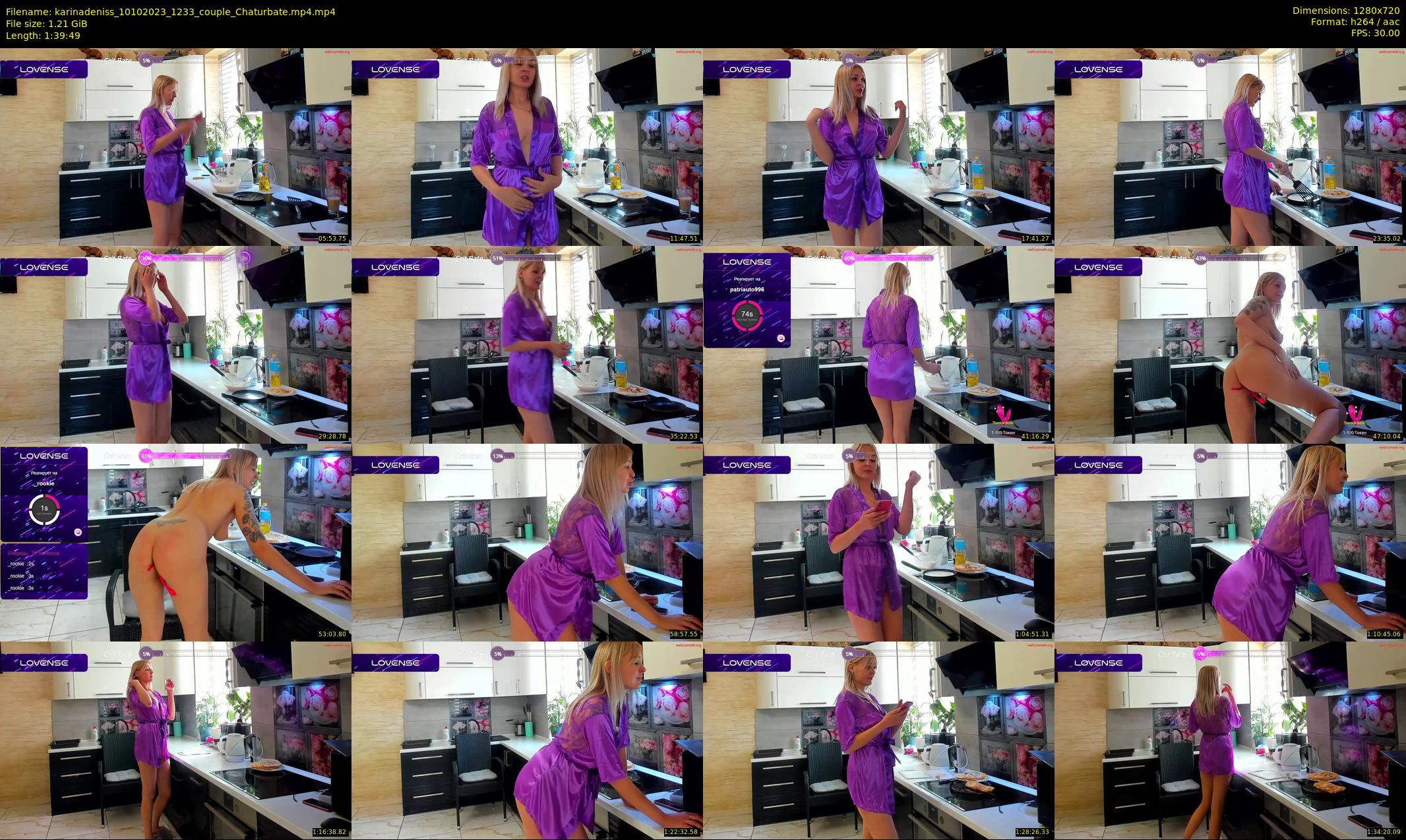 karinadeniss — 100 minute Chaturbate couple cam show recording, 720p, Oct 10, 2023
