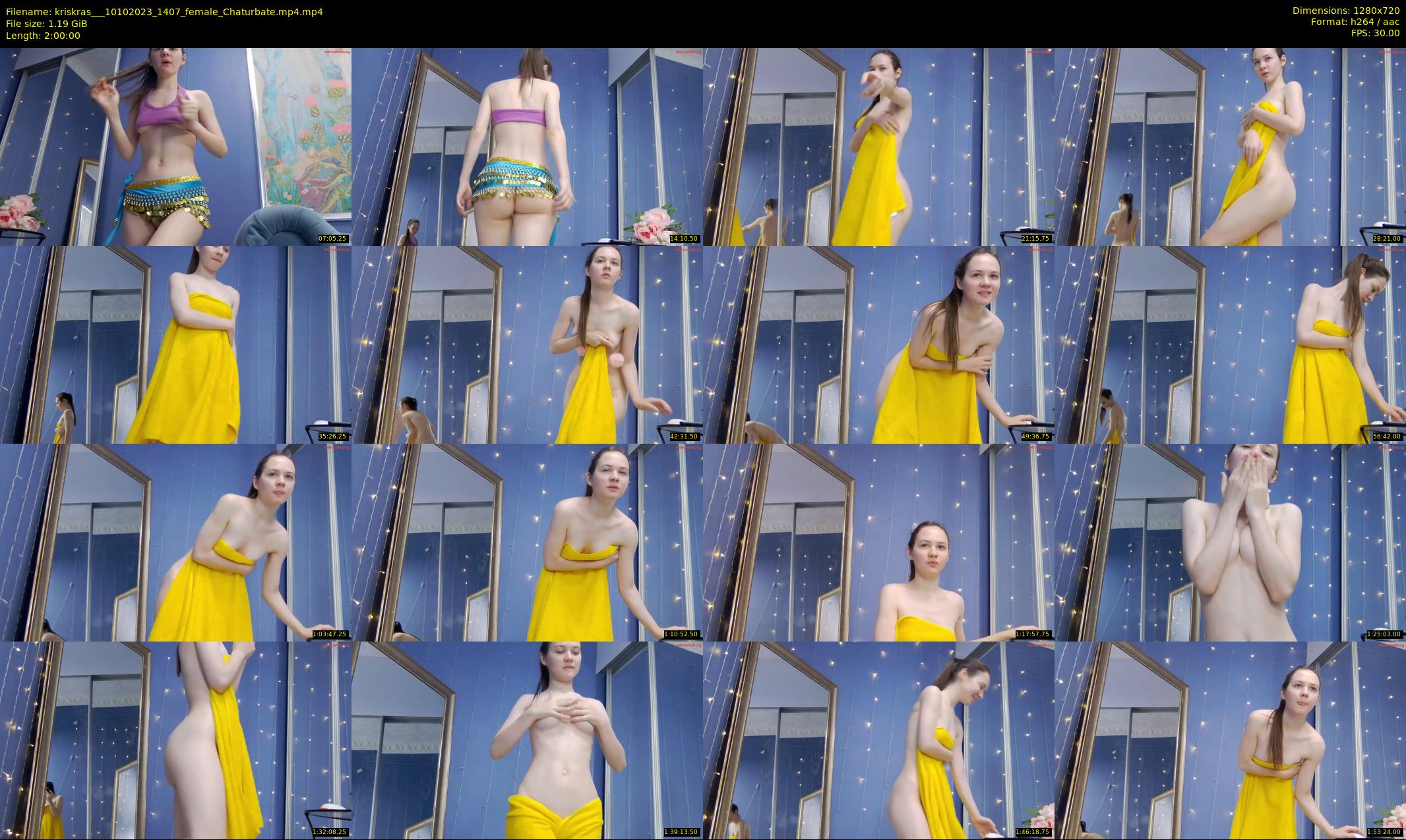 kriskras__ — 120 minute Chaturbate female cam show recording, 720p, Oct 10, 2023
