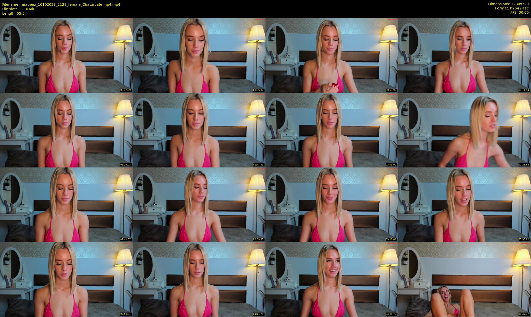 miabeex — 6 minute Chaturbate female cam show recording, 720p, Oct 10, 2023