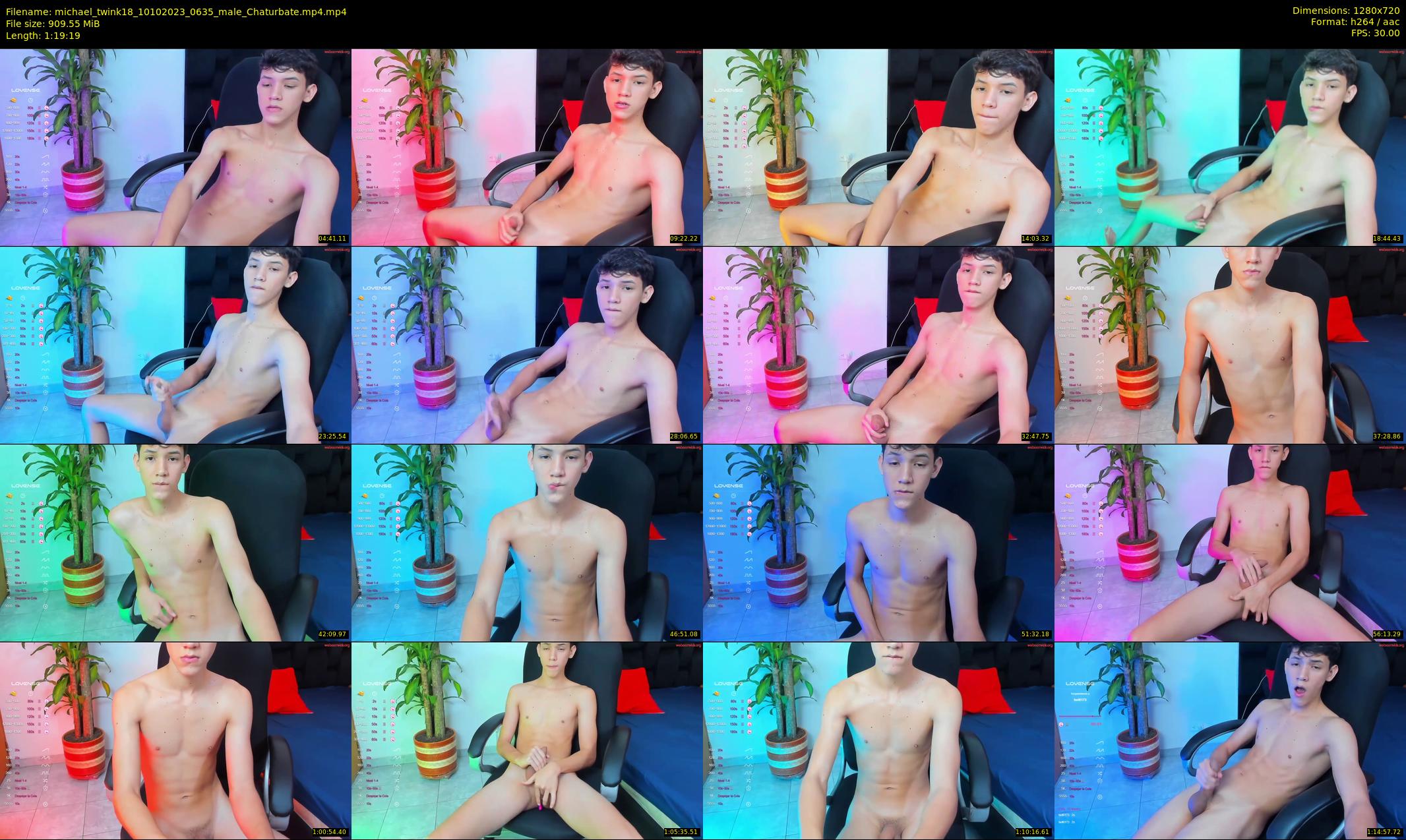 michael_twink18 — 80 minute Chaturbate male cam show recording, 720p, Oct 10, 2023