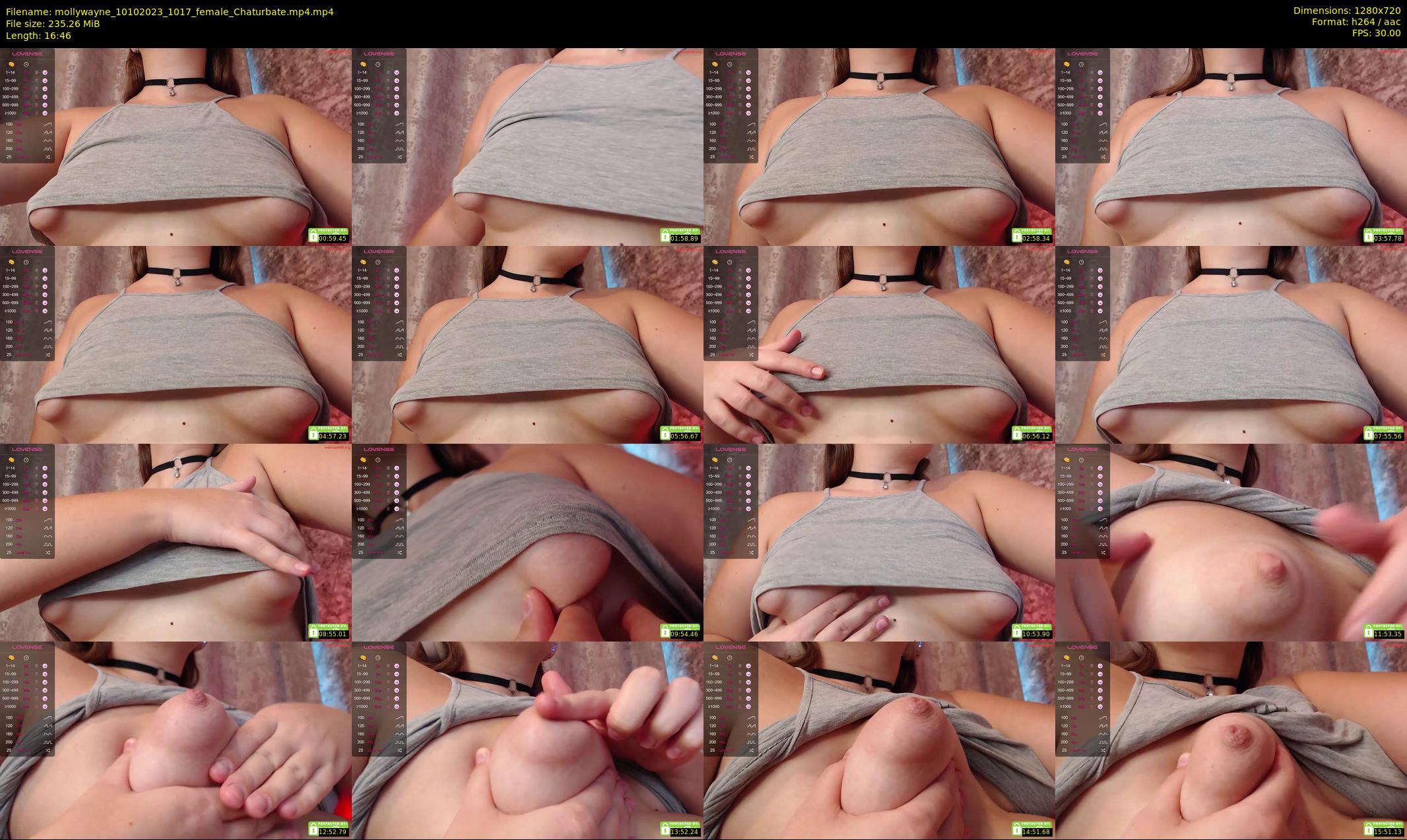 mollywayne — 17 minute Chaturbate female cam show recording, 720p, Oct 10, 2023