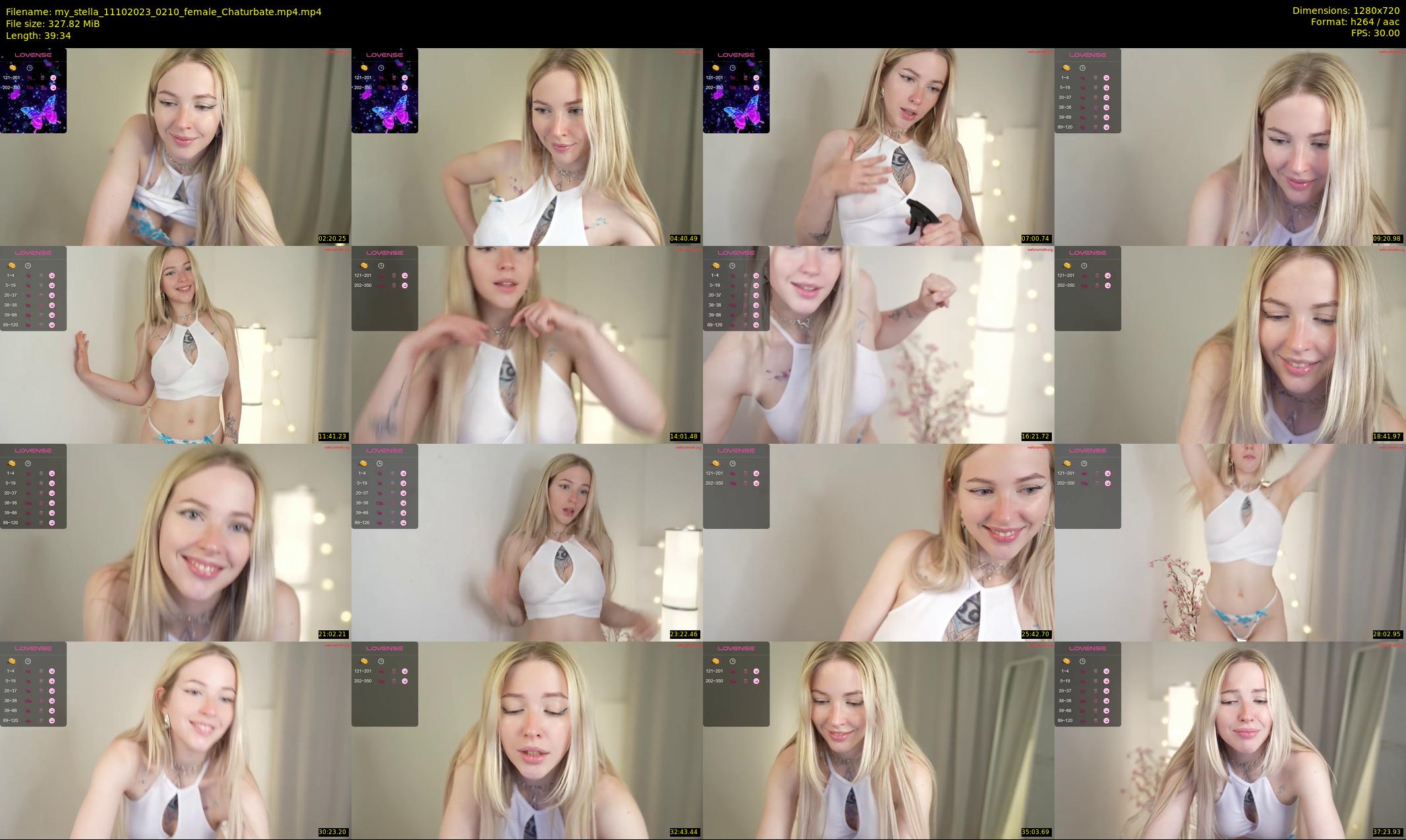 my_stella — 40 minute Chaturbate female cam show recording, 720p, Oct 11, 2023