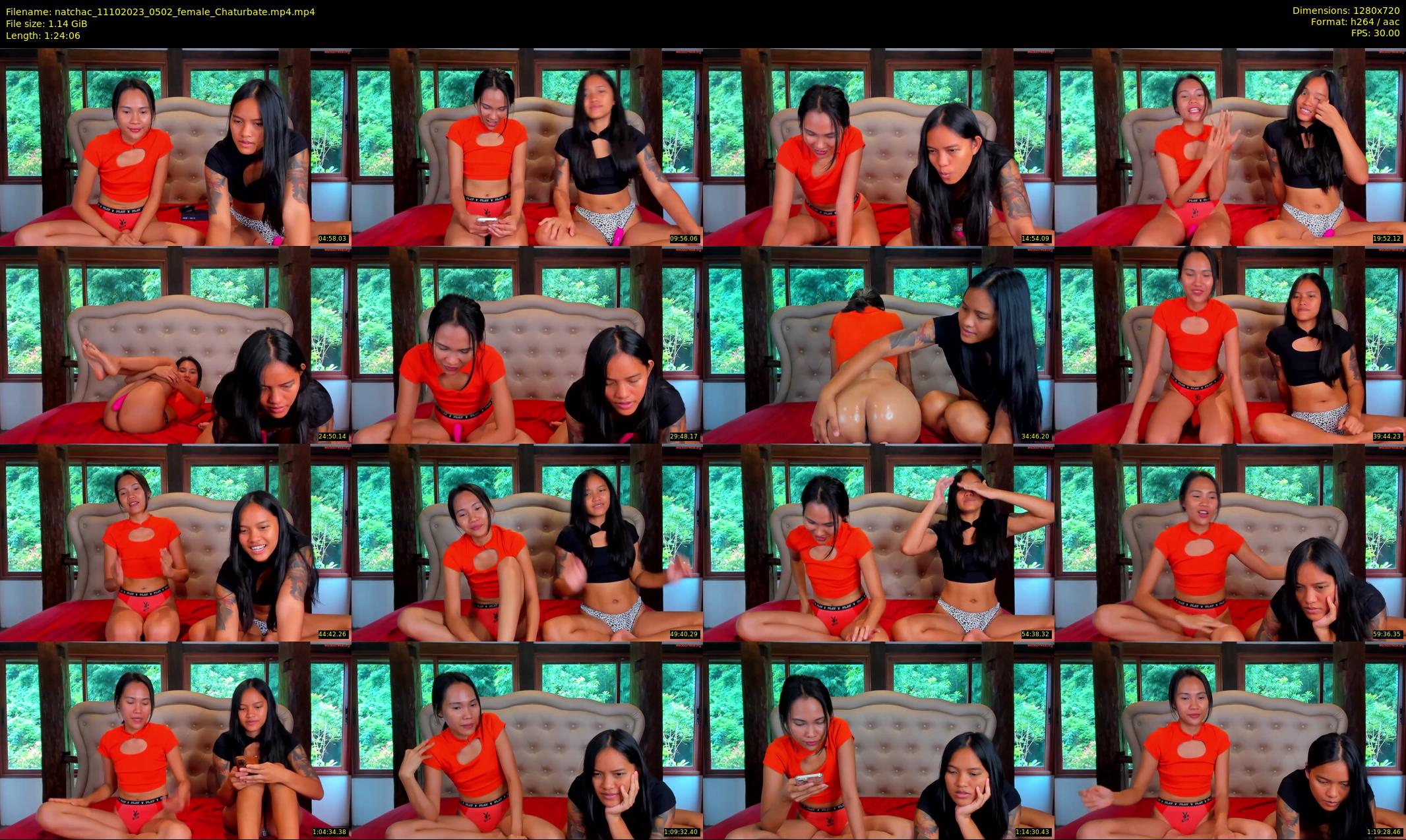 natchac — 85 minute Chaturbate female cam show recording, 720p, Oct 11, 2023