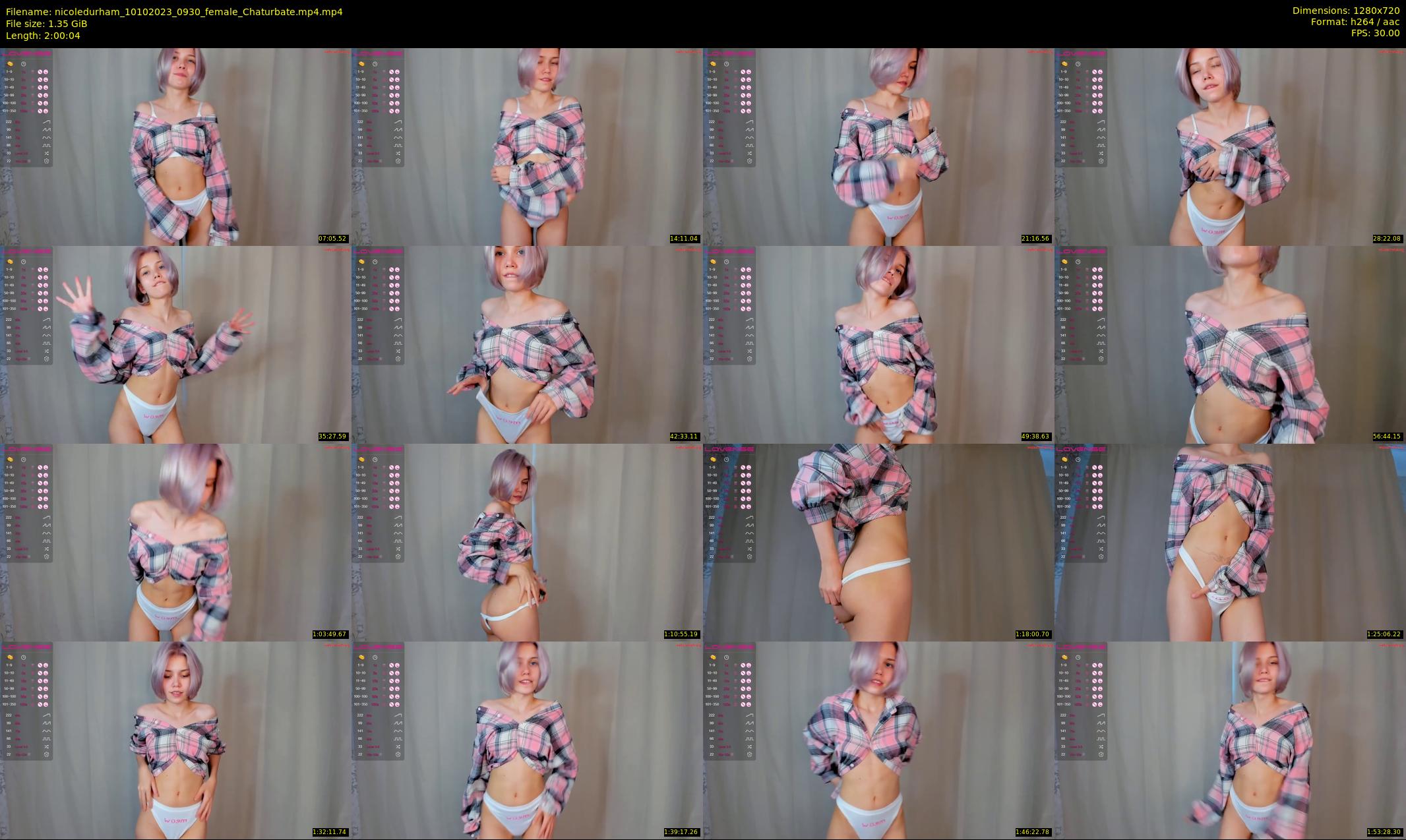 nicoledurham — 121 minute Chaturbate female cam show recording, 720p, Oct 10, 2023