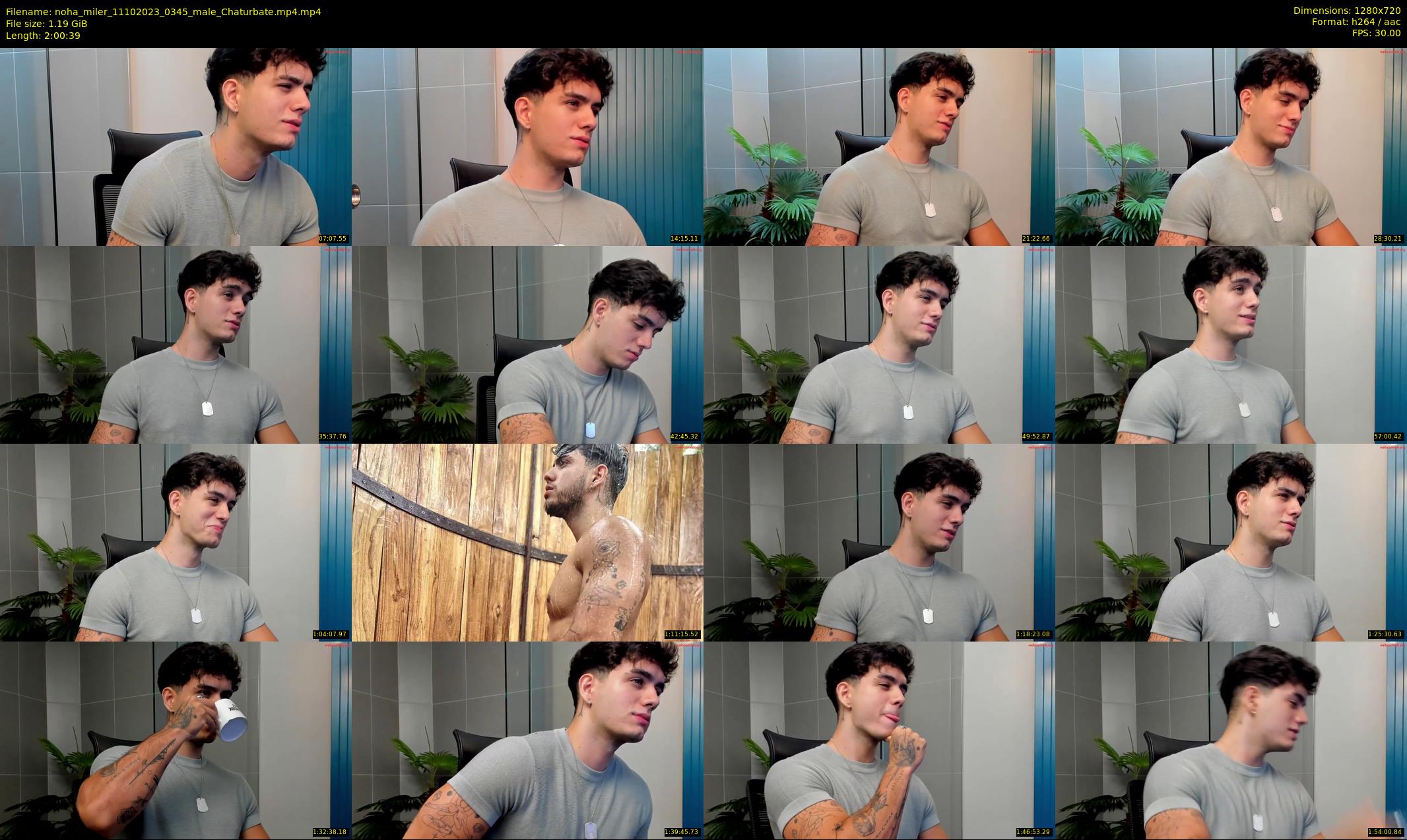 noha_miler — 121 minute Chaturbate male cam show recording, 720p, Oct 11, 2023