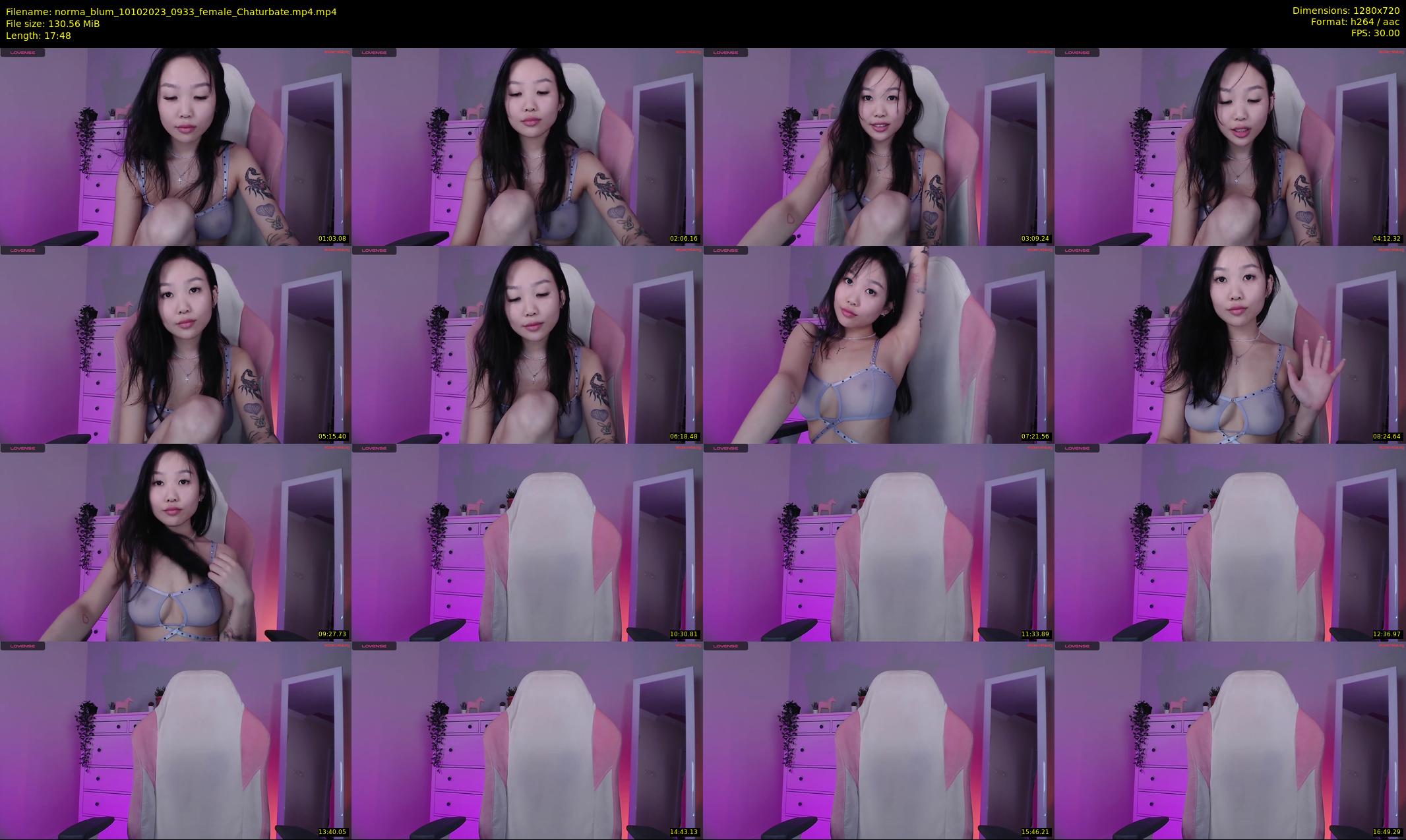 norma_blum — 18 minute Chaturbate female cam show recording, 720p, Oct 10, 2023