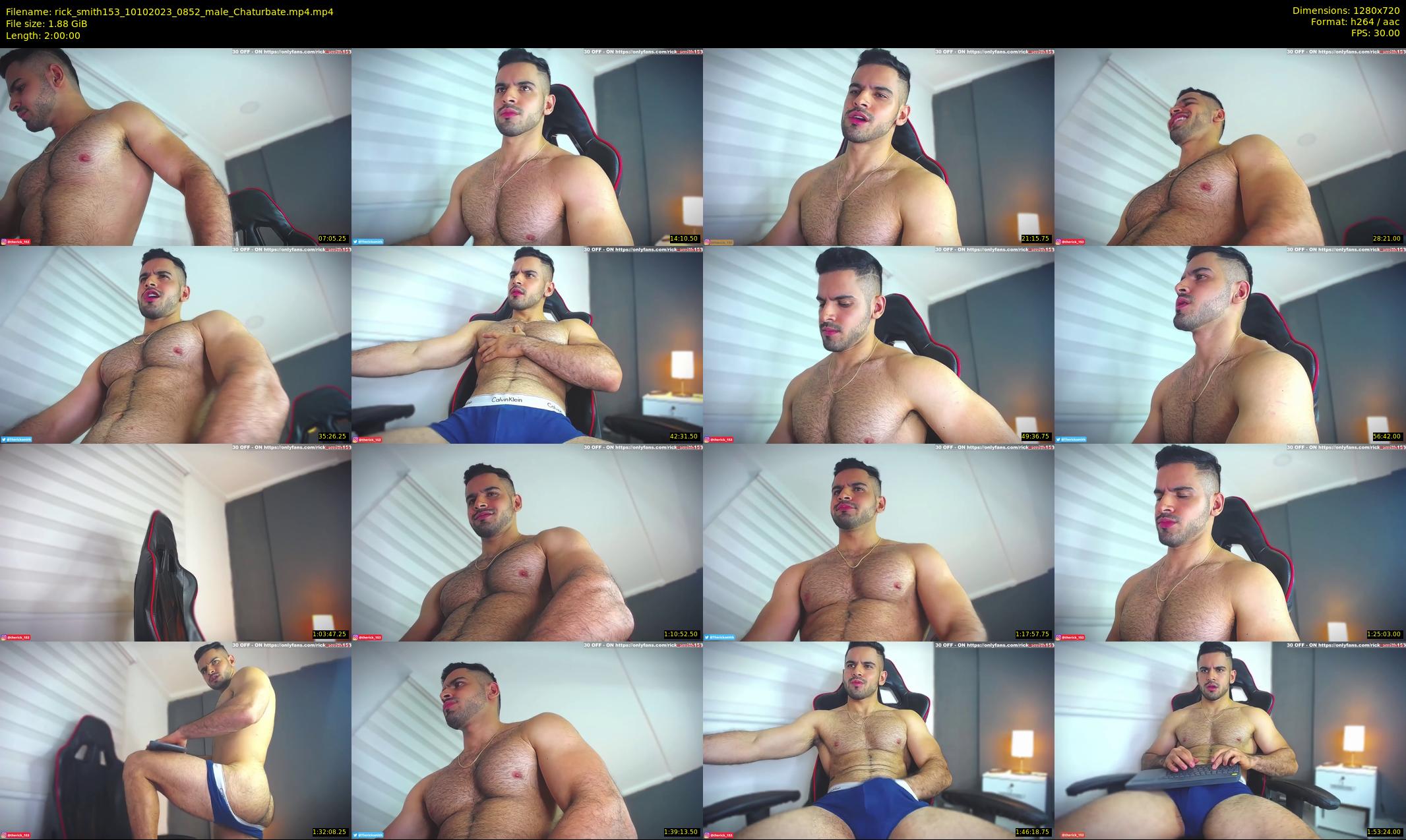 rick_smith153 — 120 minute Chaturbate male cam show recording, 720p, Oct 10, 2023