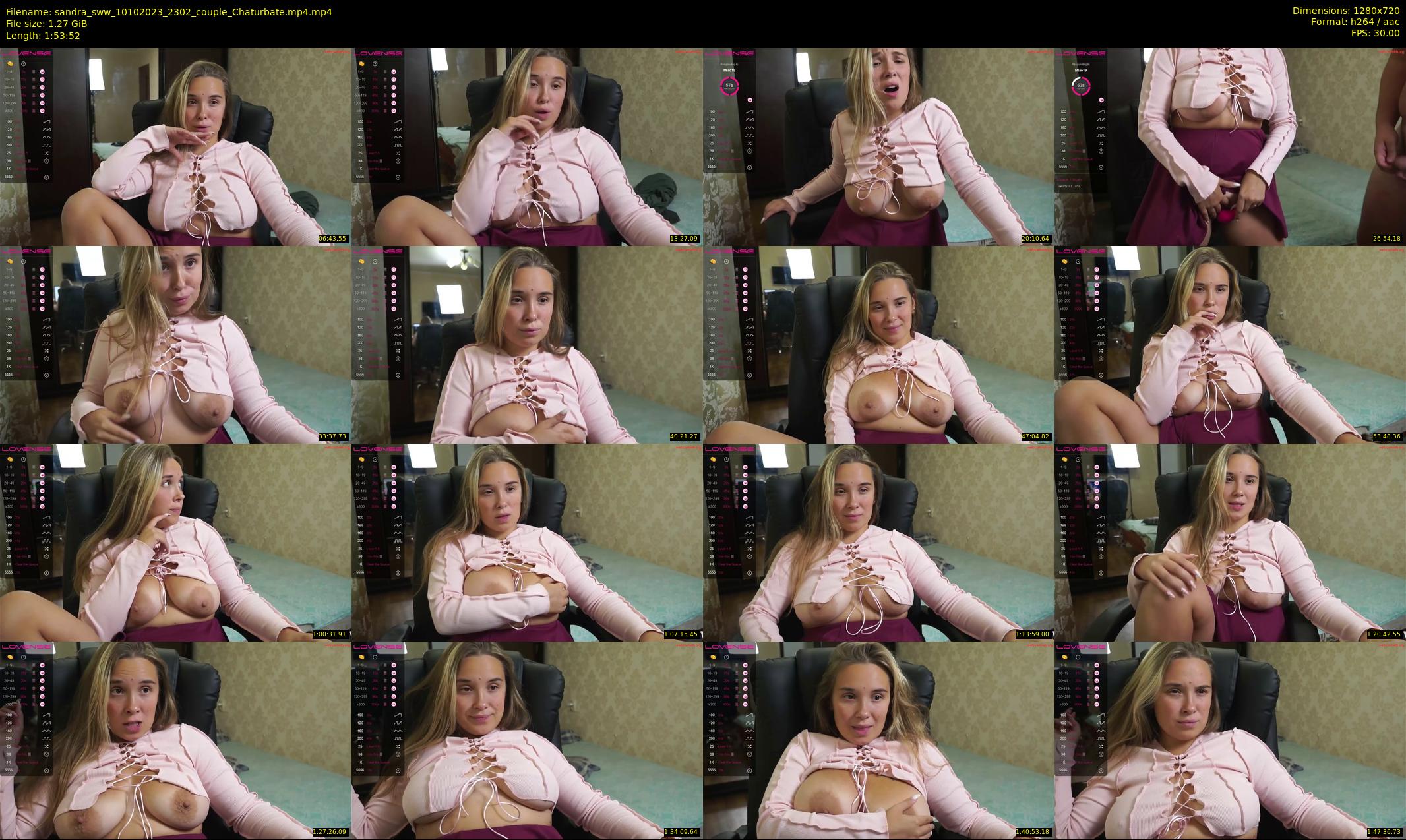 sandra_sww — 114 minute Chaturbate couple cam show recording, 720p, Oct 10, 2023