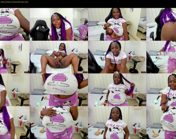 selene_ebony — 119 minute Chaturbate female cam show recording, 720p, Oct 10, 2023
