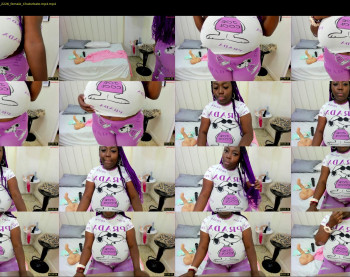 selene_ebony — 10 minute Chaturbate female cam show recording, 720p, Oct 10, 2023