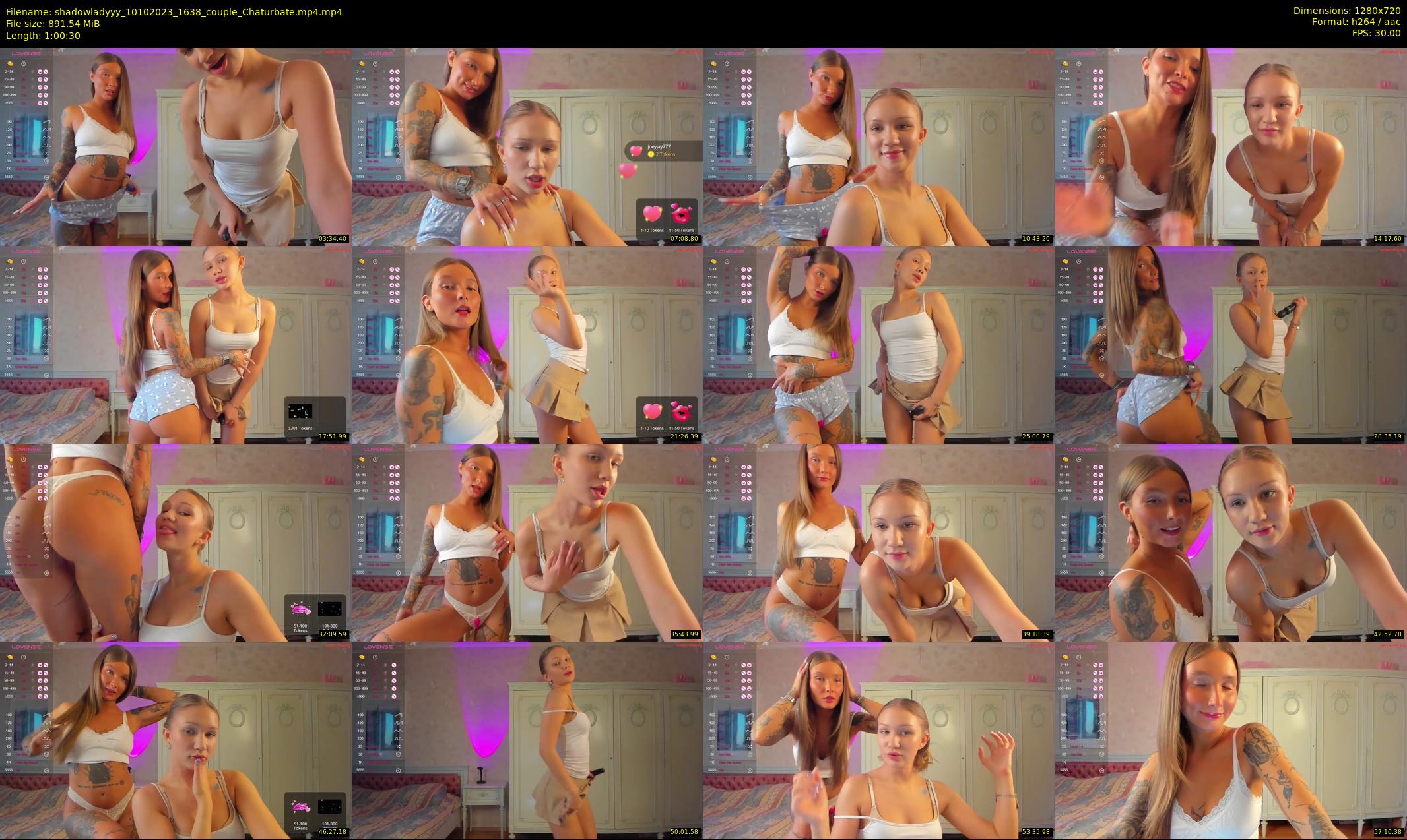 shadowladyyy — 61 minute Chaturbate couple cam show recording, 720p, Oct 10, 2023