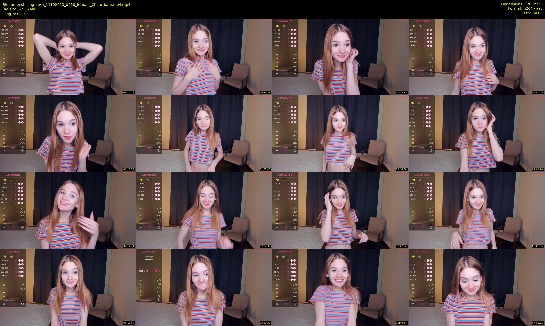 shiningdawn — 5 minute Chaturbate female cam show recording, 720p, Oct 11, 2023