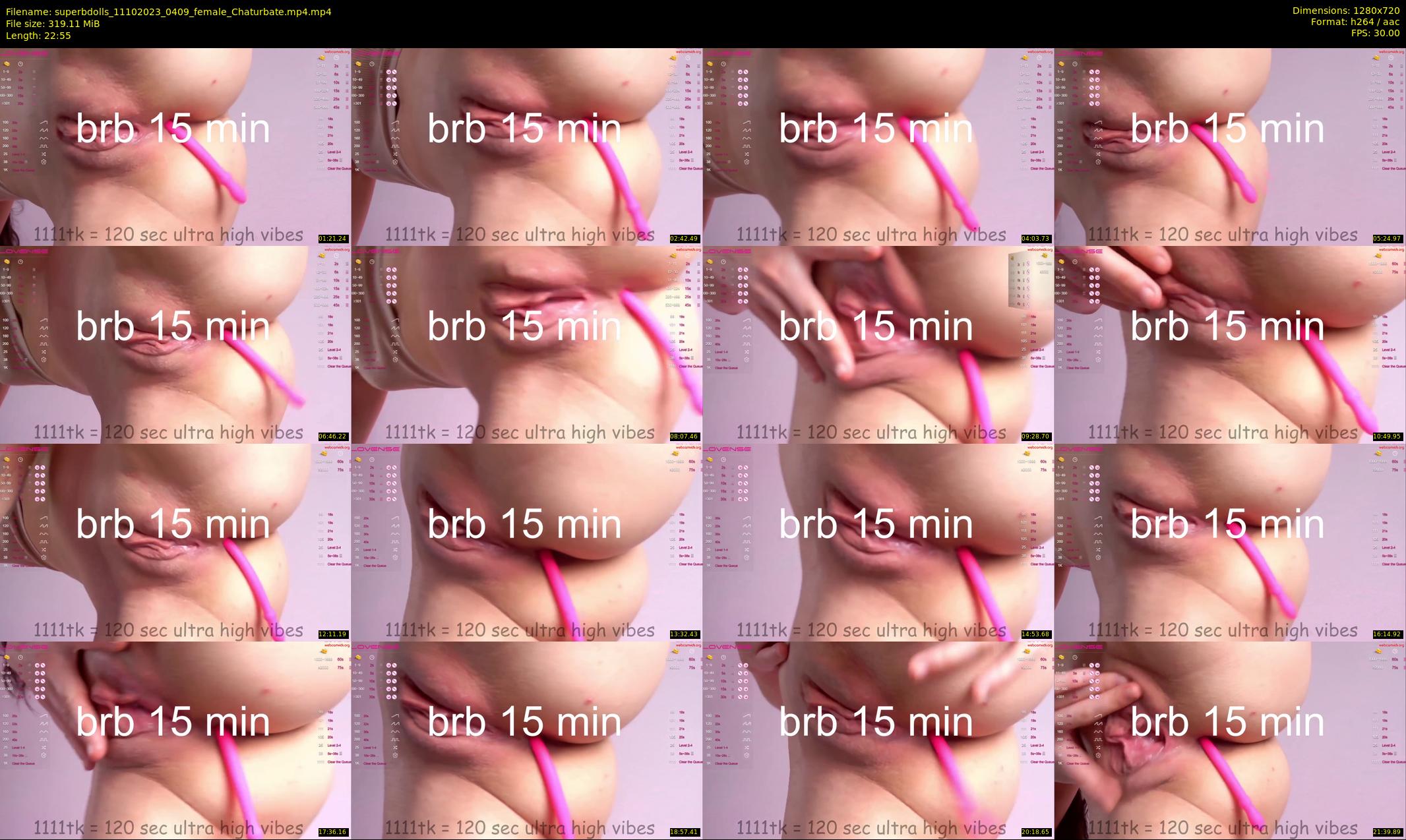 superbdolls — 23 minute Chaturbate couple cam show recording, 720p, Oct 11, 2023