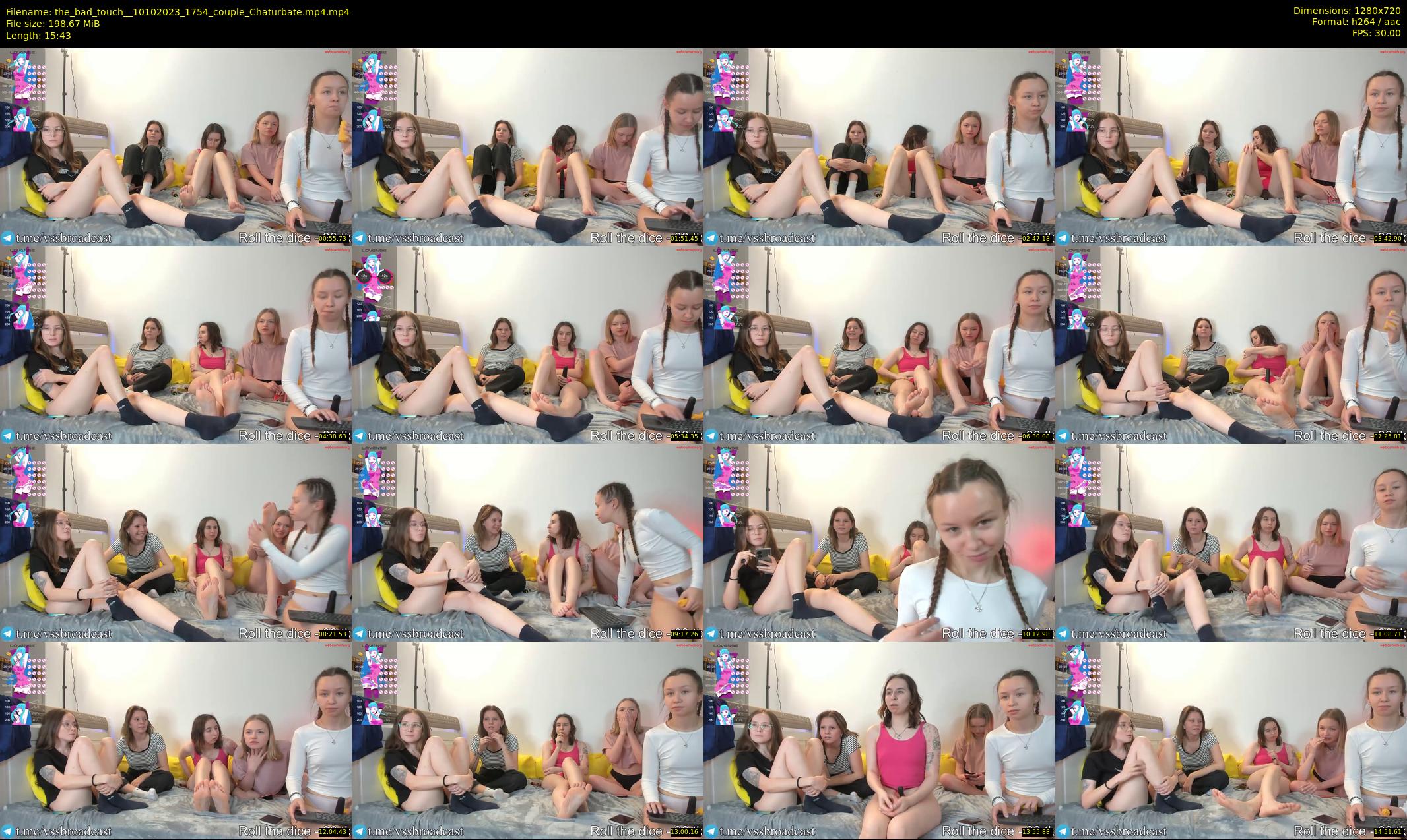 the_bad_touch_ — 16 minute Chaturbate couple cam show recording, 720p, Oct 10, 2023