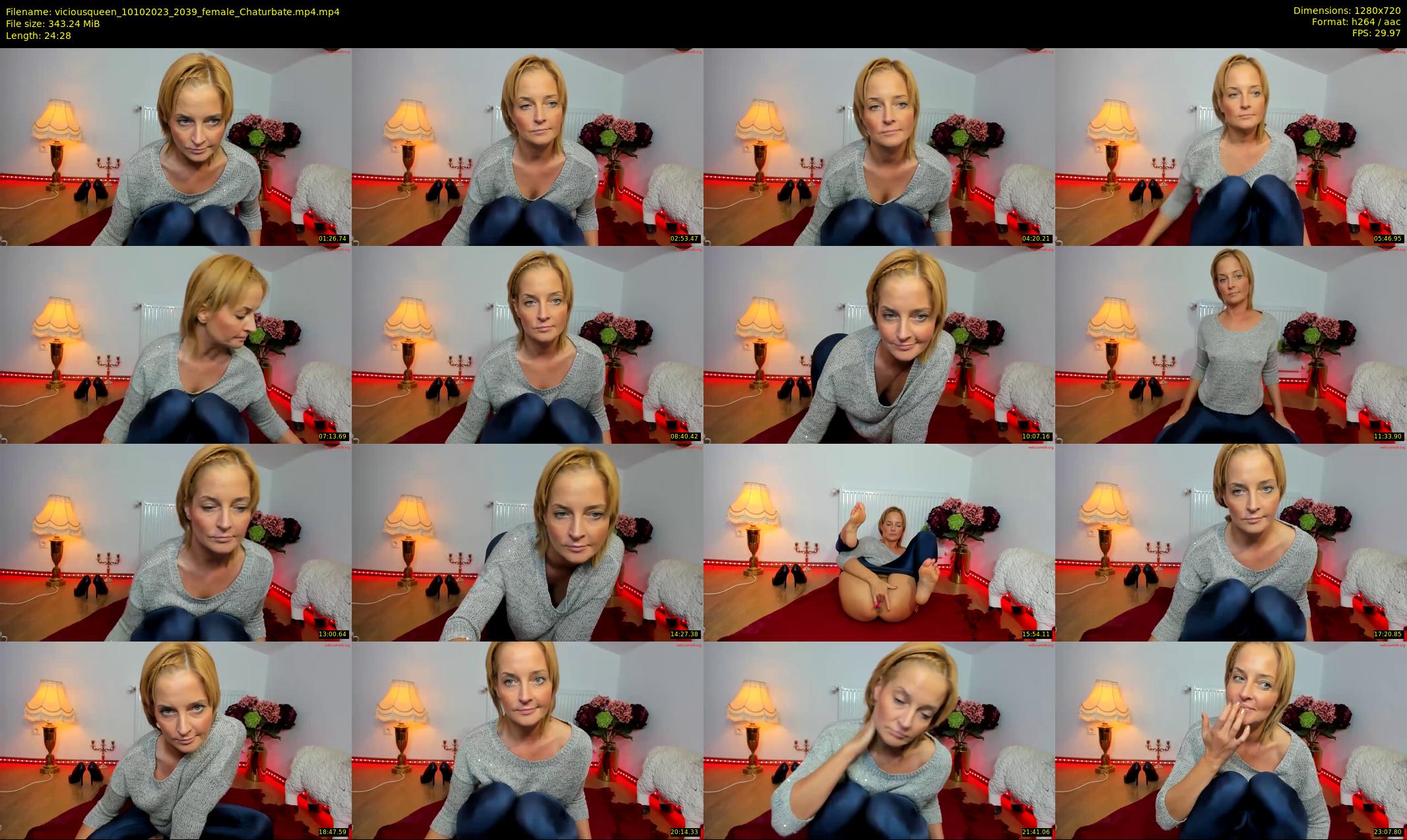 viciousqueen — 25 minute Chaturbate female cam show recording, 720p, Oct 10, 2023