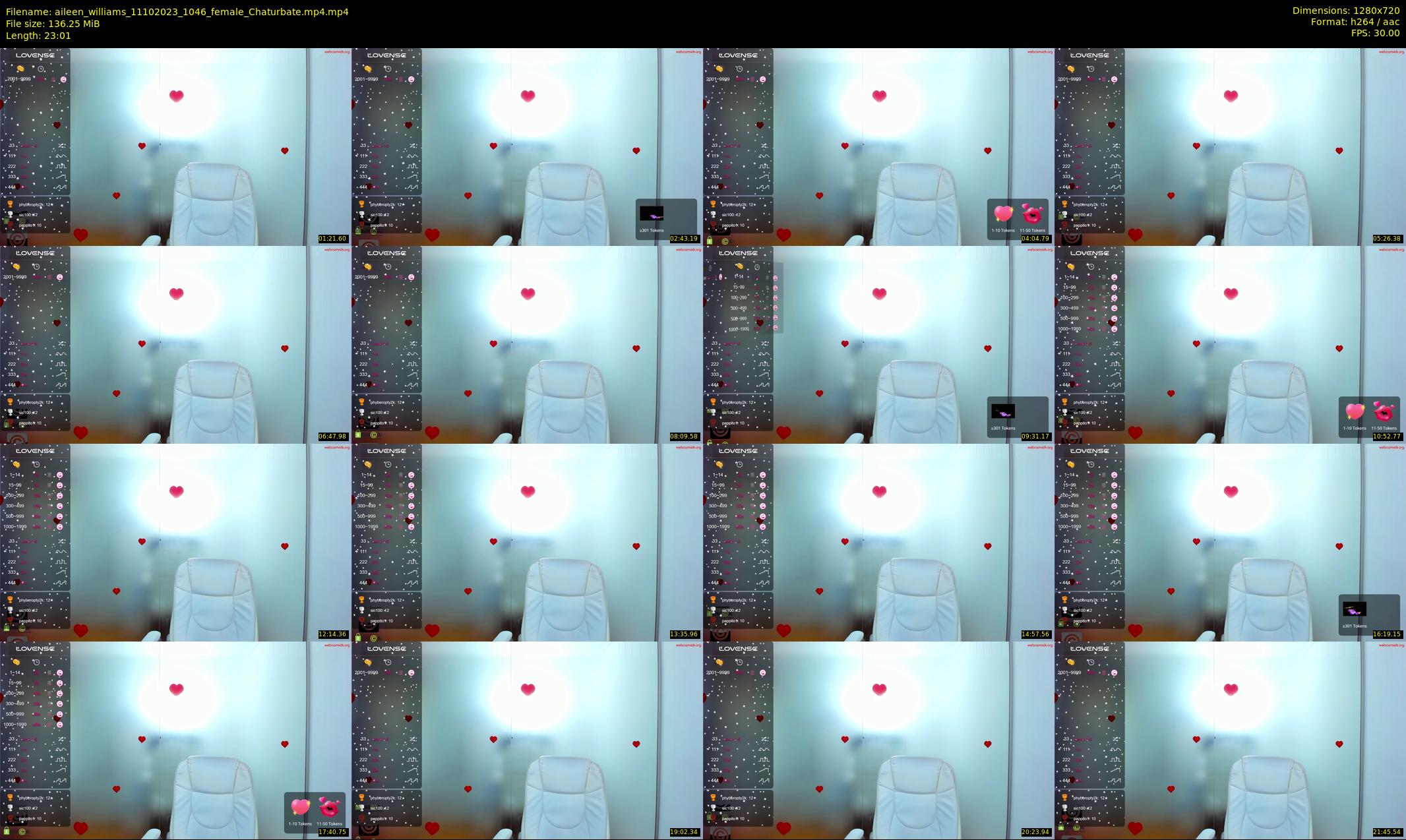 aileen_williams — 24 minute Chaturbate female cam show recording, 720p, Oct 11, 2023