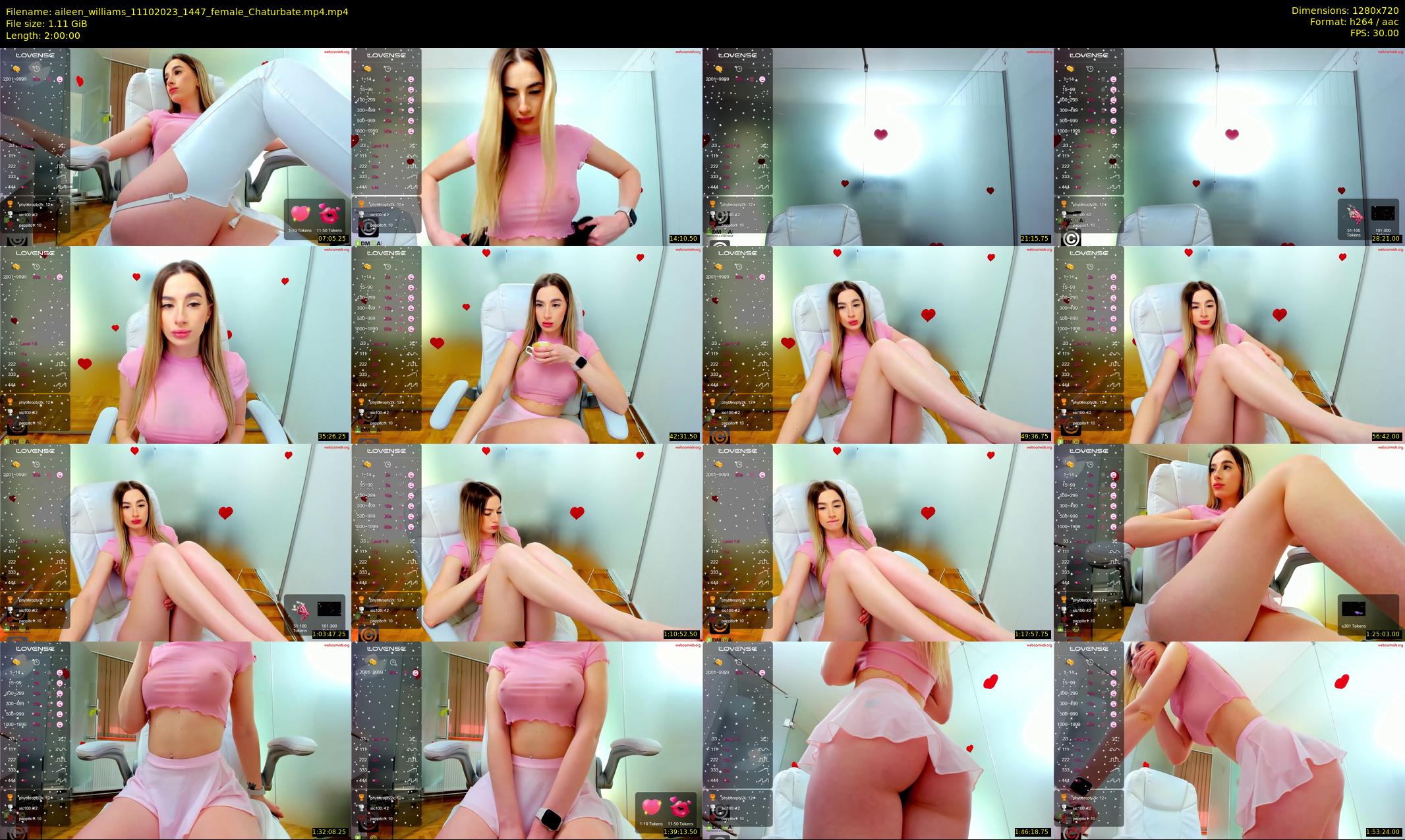 aileen_williams — 120 minute Chaturbate female cam show recording, 720p, Oct 11, 2023