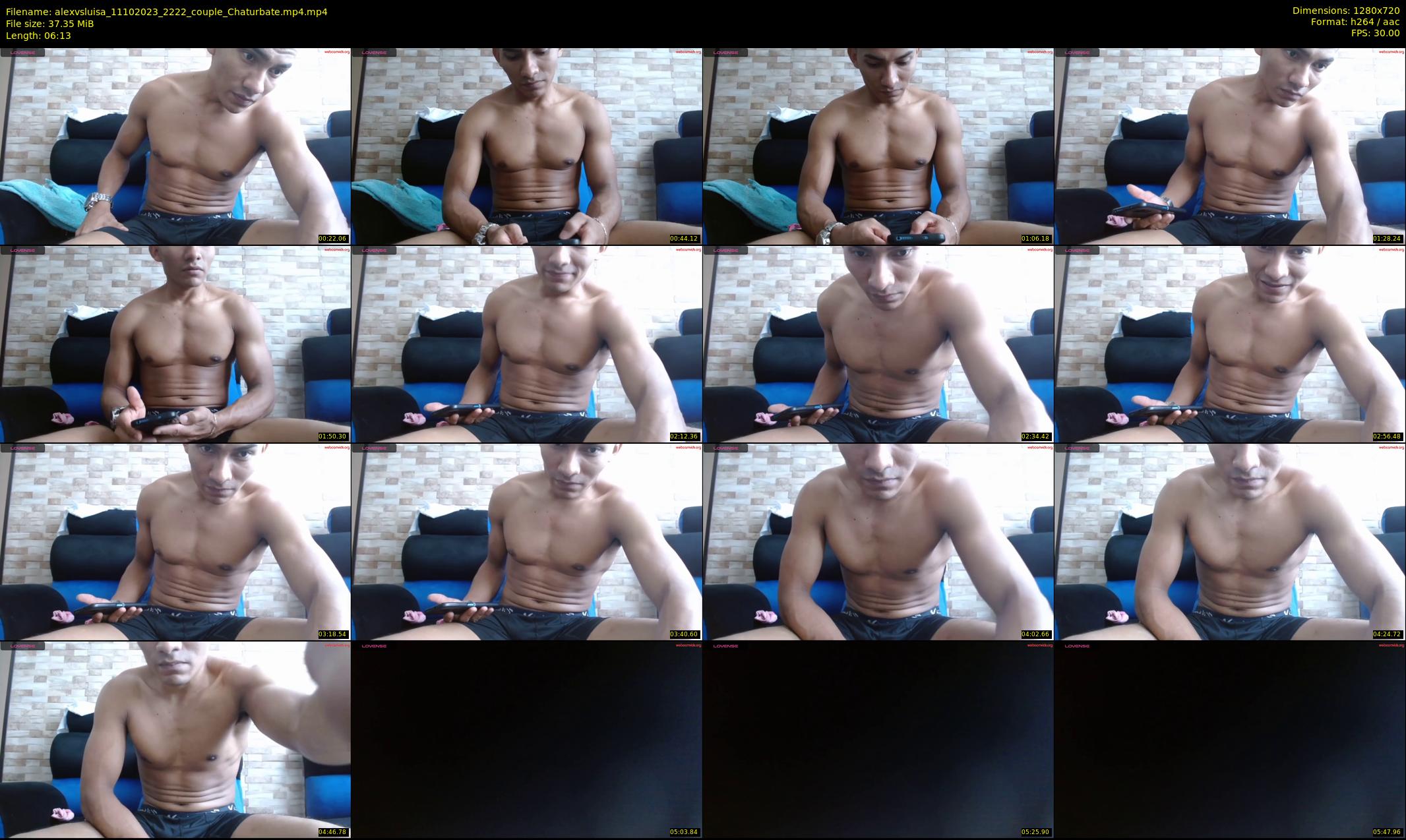 alexvsluisa — 7 minute Chaturbate couple cam show recording, 720p, Oct 11, 2023