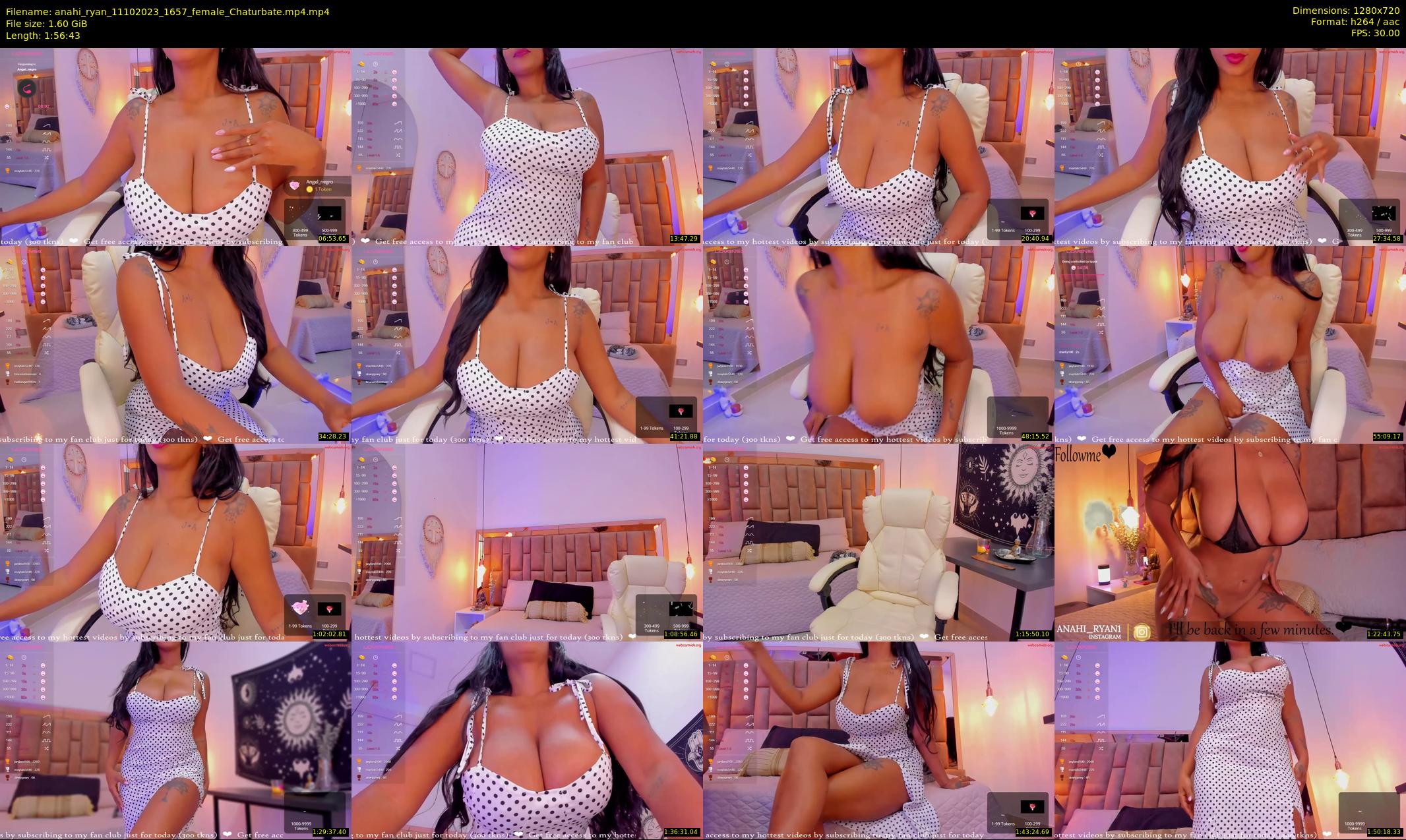 anahi_ryan — 117 minute Chaturbate female cam show recording, 720p, Oct 11, 2023