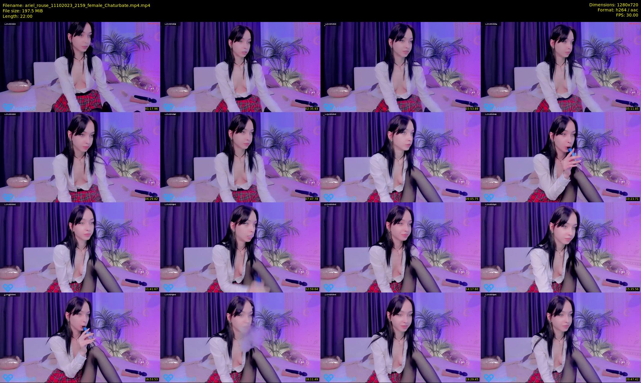 ariel_rouse — 22 minute Chaturbate female cam show recording, 720p, Oct 11, 2023