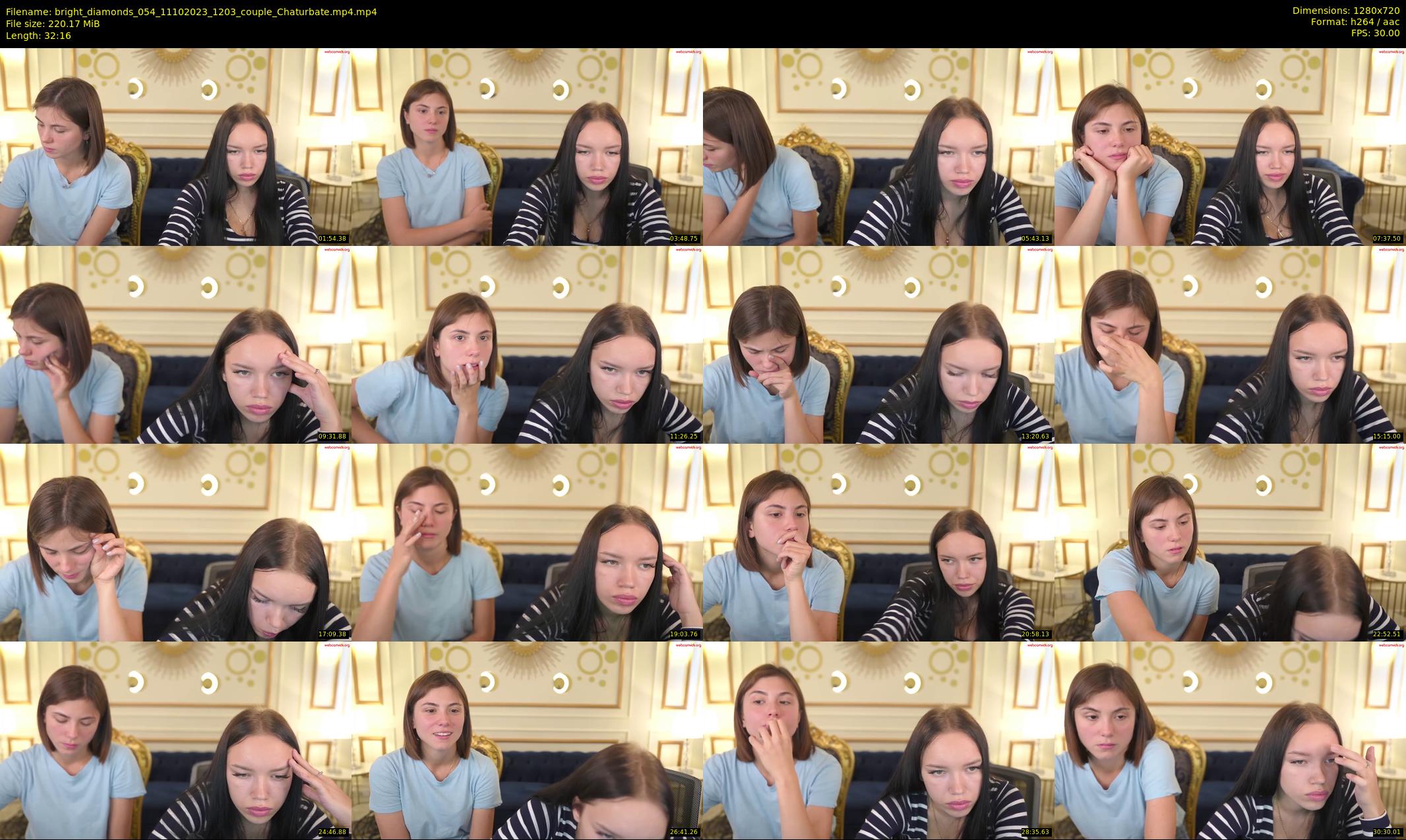 bright_diamonds_054 — 33 minute Chaturbate couple cam show recording, 720p, Oct 11, 2023