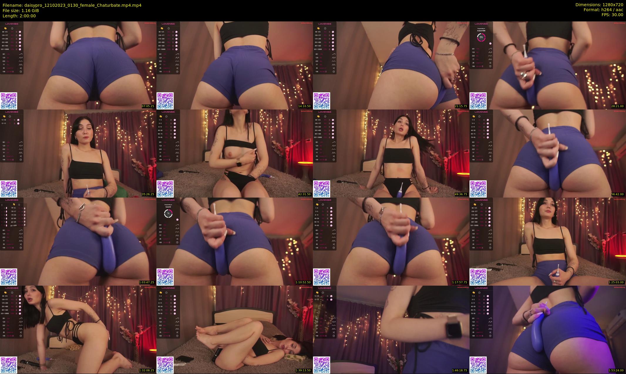 daisypro — 120 minute Chaturbate couple cam show recording, 720p, Oct 12, 2023