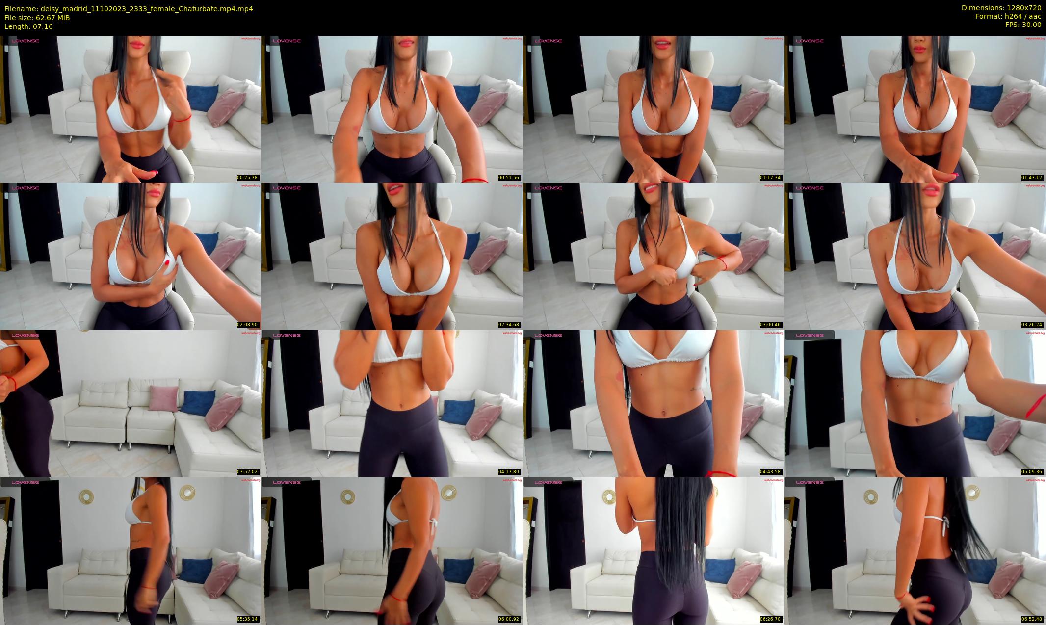 deisy_madrid — 8 minute Chaturbate female cam show recording, 720p, Oct 11, 2023