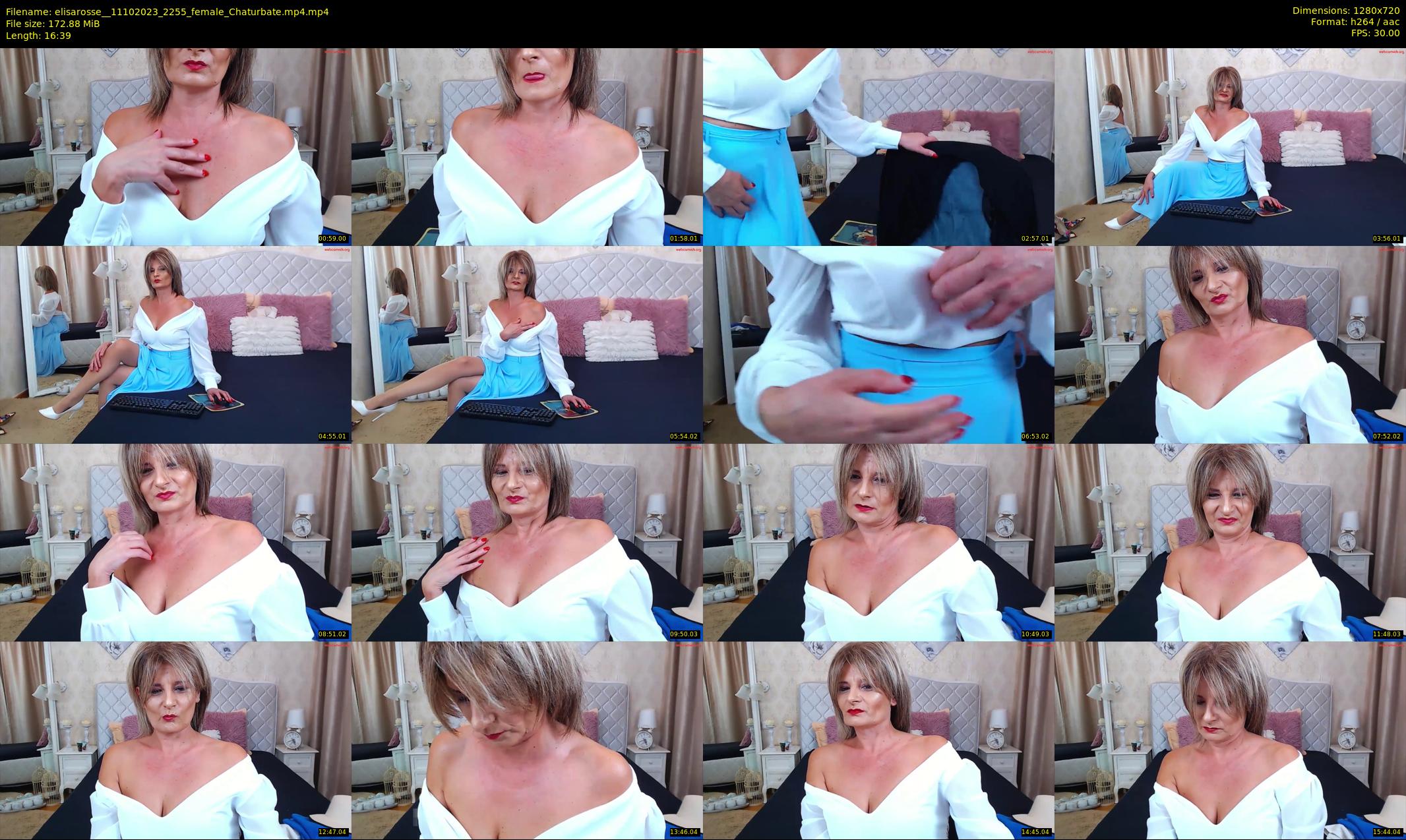 elisarosse_ — 17 minute Chaturbate female cam show recording, 720p, Oct 11, 2023