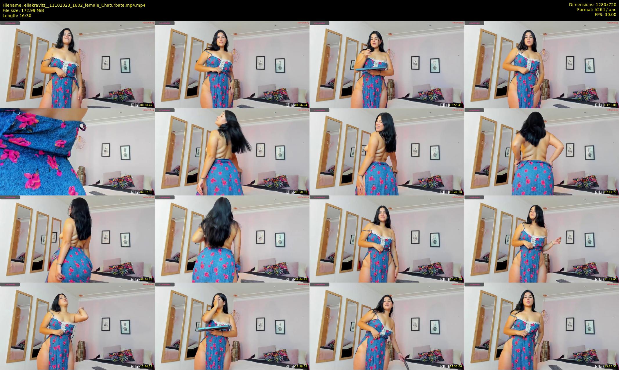 ellakravitz_ — 17 minute Chaturbate female cam show recording, 720p, Oct 11, 2023