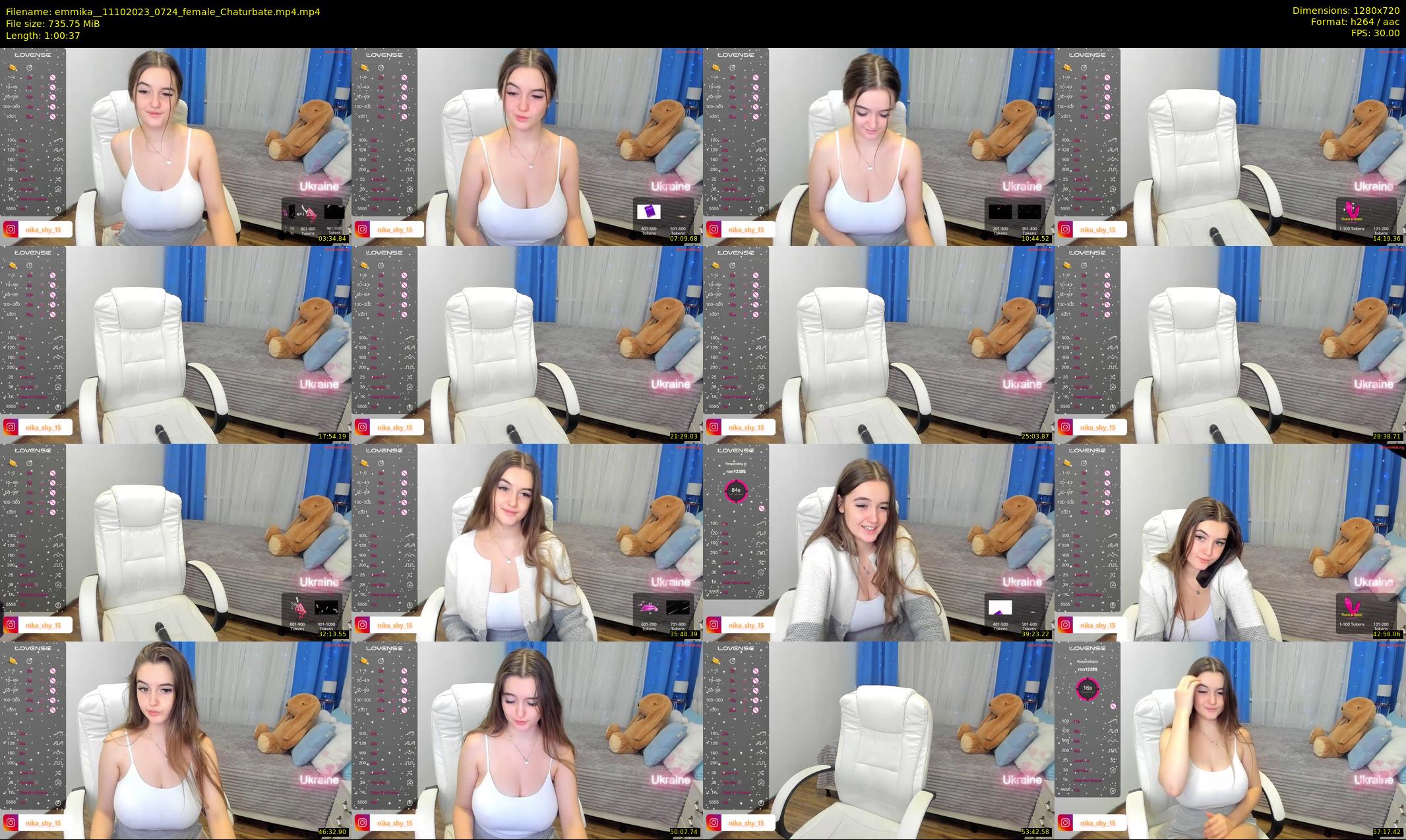 emmika_ — 61 minute Chaturbate female cam show recording, 720p, Oct 11, 2023