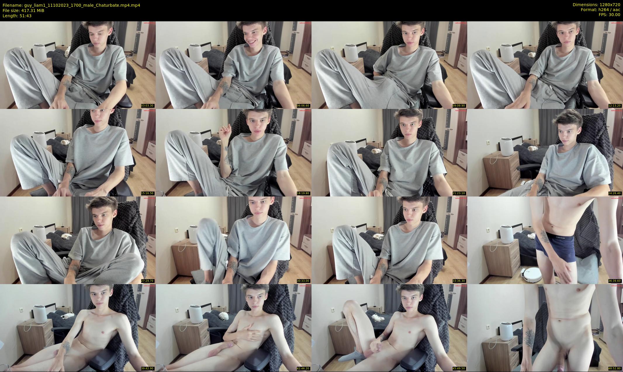 guy_liam1 — 52 minute Chaturbate male cam show recording, 720p, Oct 11, 2023