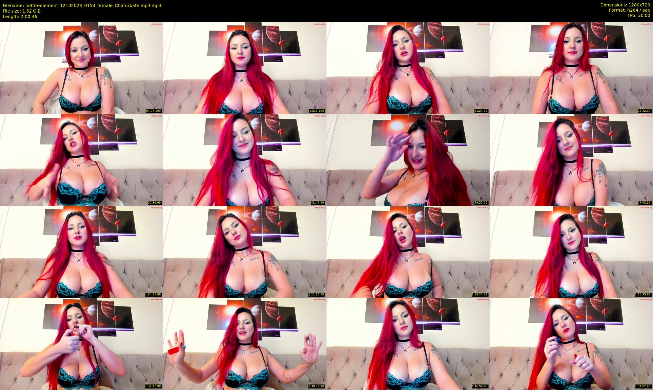 hotfireelement — 121 minute Chaturbate couple cam show recording, 720p, Oct 12, 2023