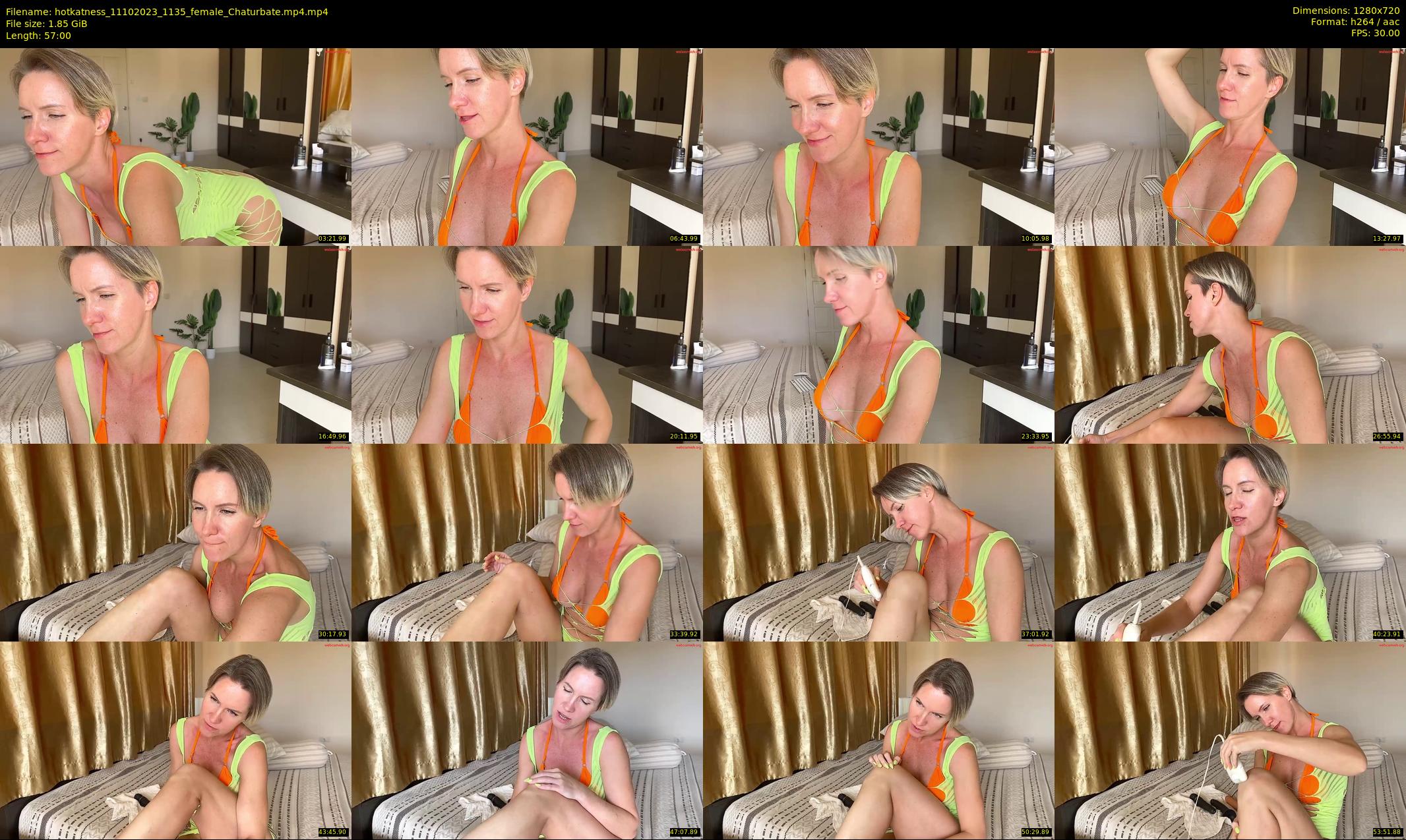 hotkatness — 57 minute Chaturbate female cam show recording, 720p, Oct 11, 2023