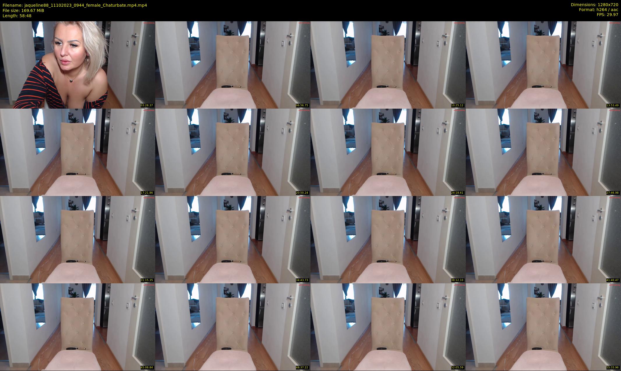 jaqueline88 — 59 minute Chaturbate female cam show recording, 720p, Oct 11, 2023