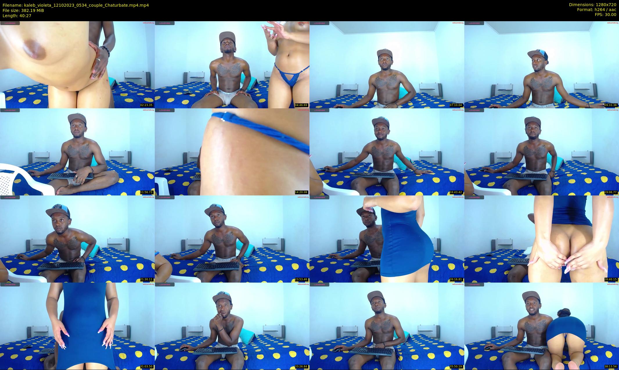 kaleb_violeta — 41 minute Chaturbate couple cam show recording, 720p, Oct 12, 2023