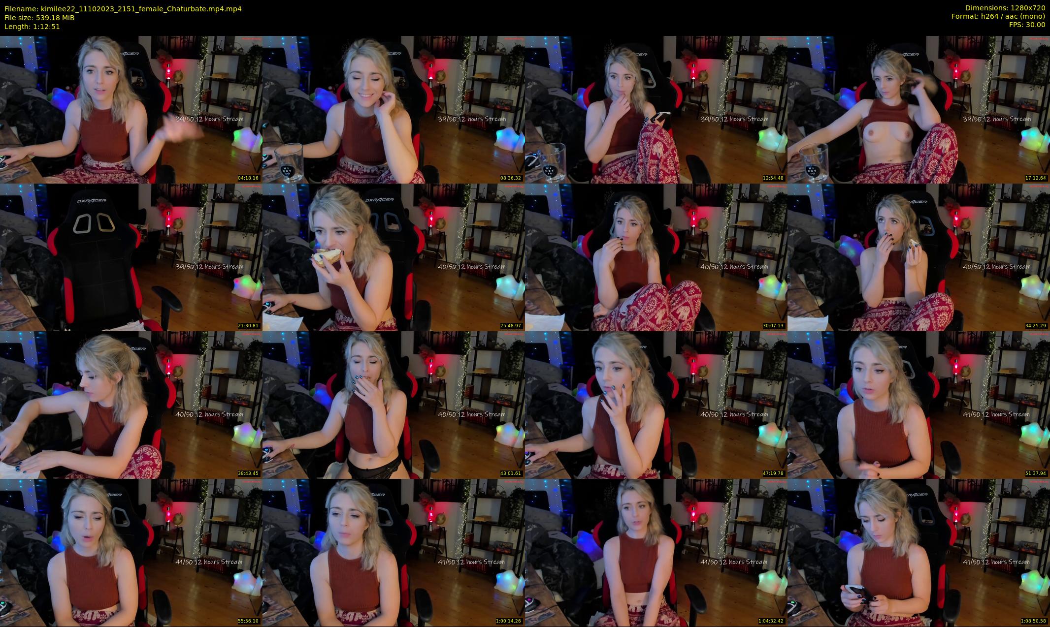 kimilee22 — 73 minute Chaturbate female cam show recording, 720p, Oct 11, 2023