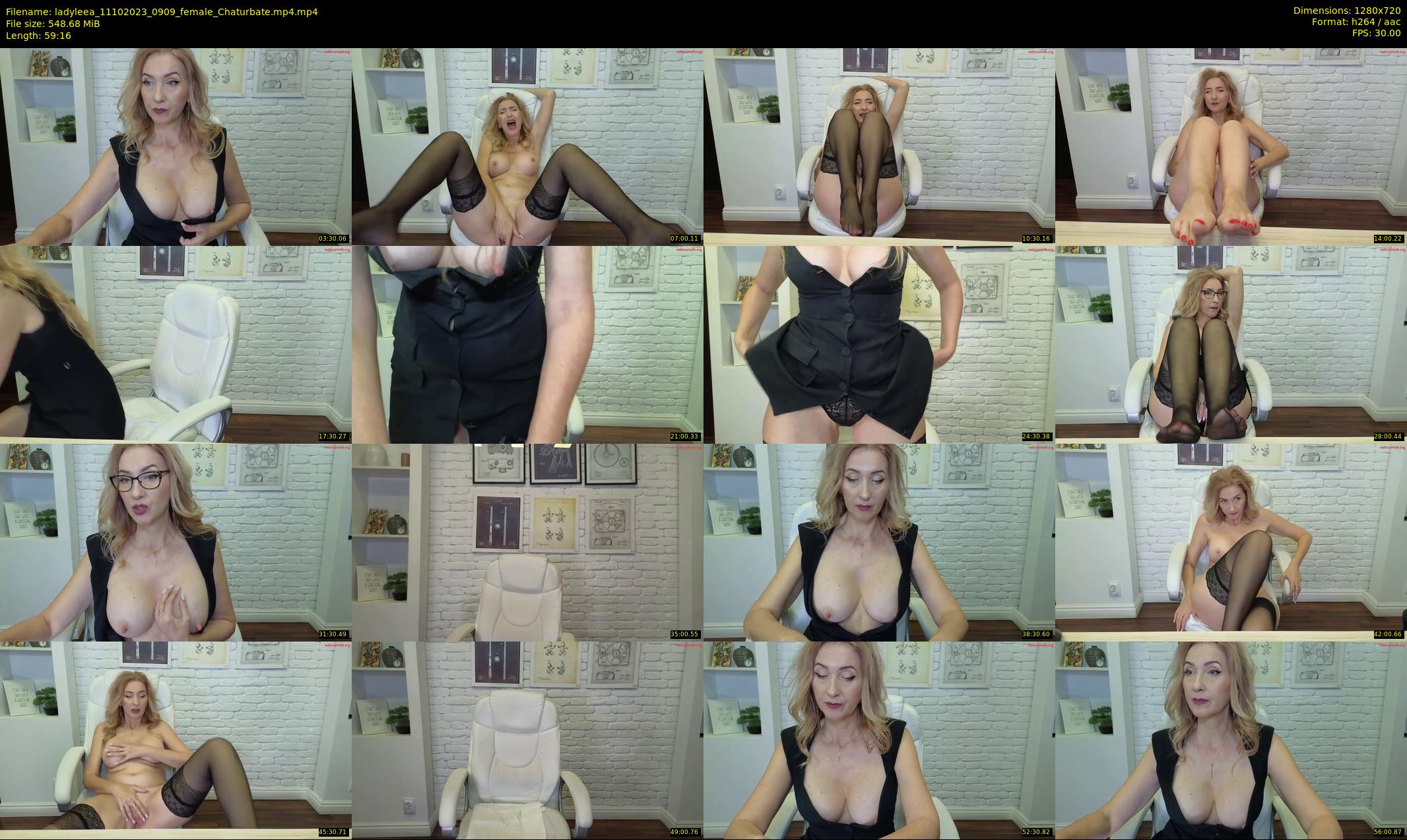 ladyleea — 60 minute Chaturbate female cam show recording, 720p, Oct 11, 2023