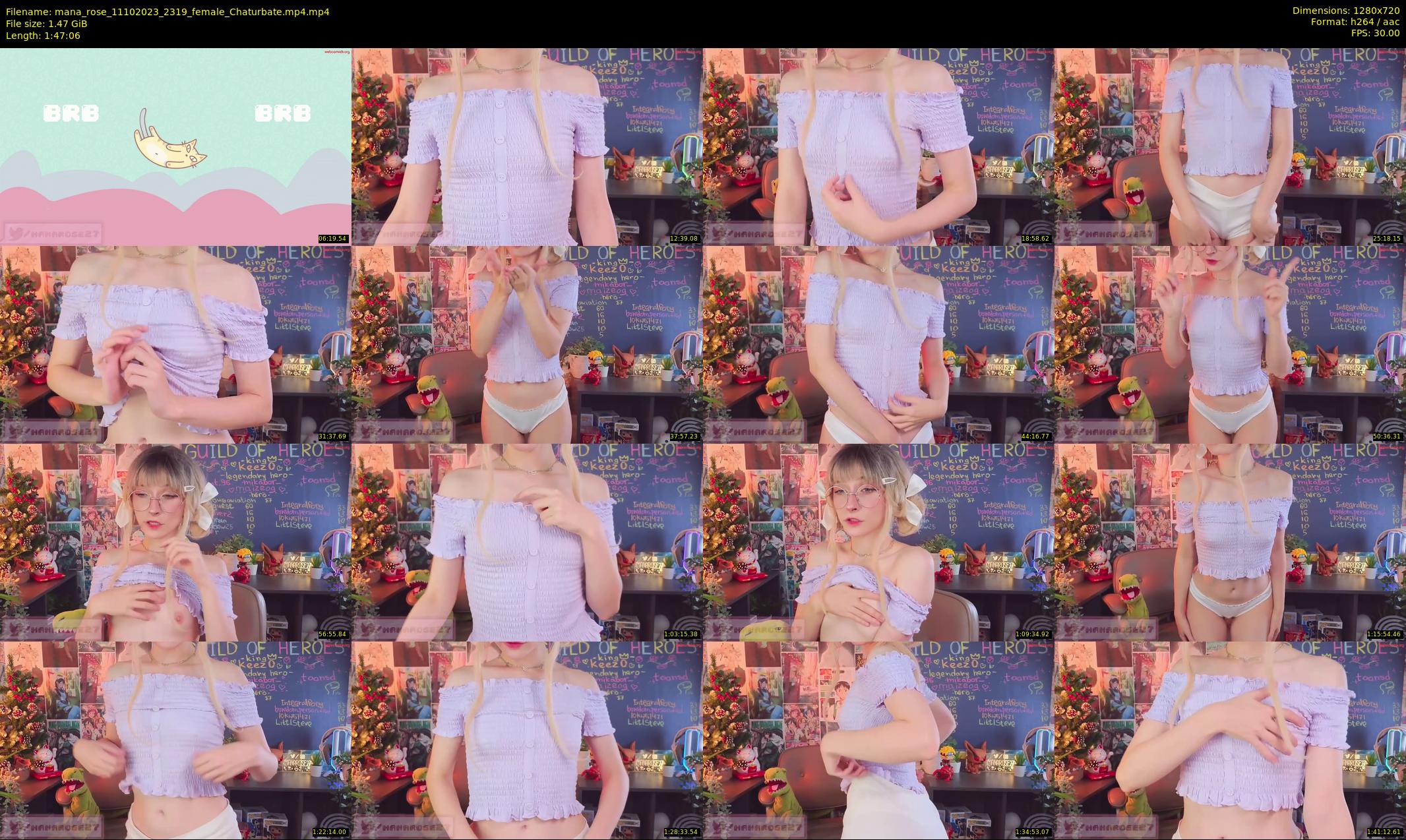 mana_rose — 108 minute Chaturbate female cam show recording, 720p, Oct 11, 2023