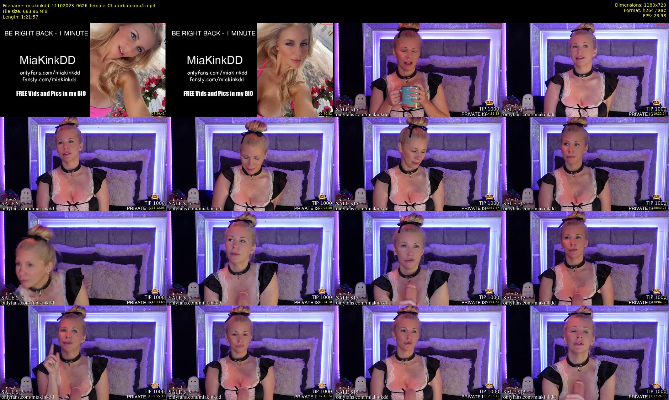 miakinkdd — 82 minute Chaturbate female cam show recording, 720p, Oct 11, 2023