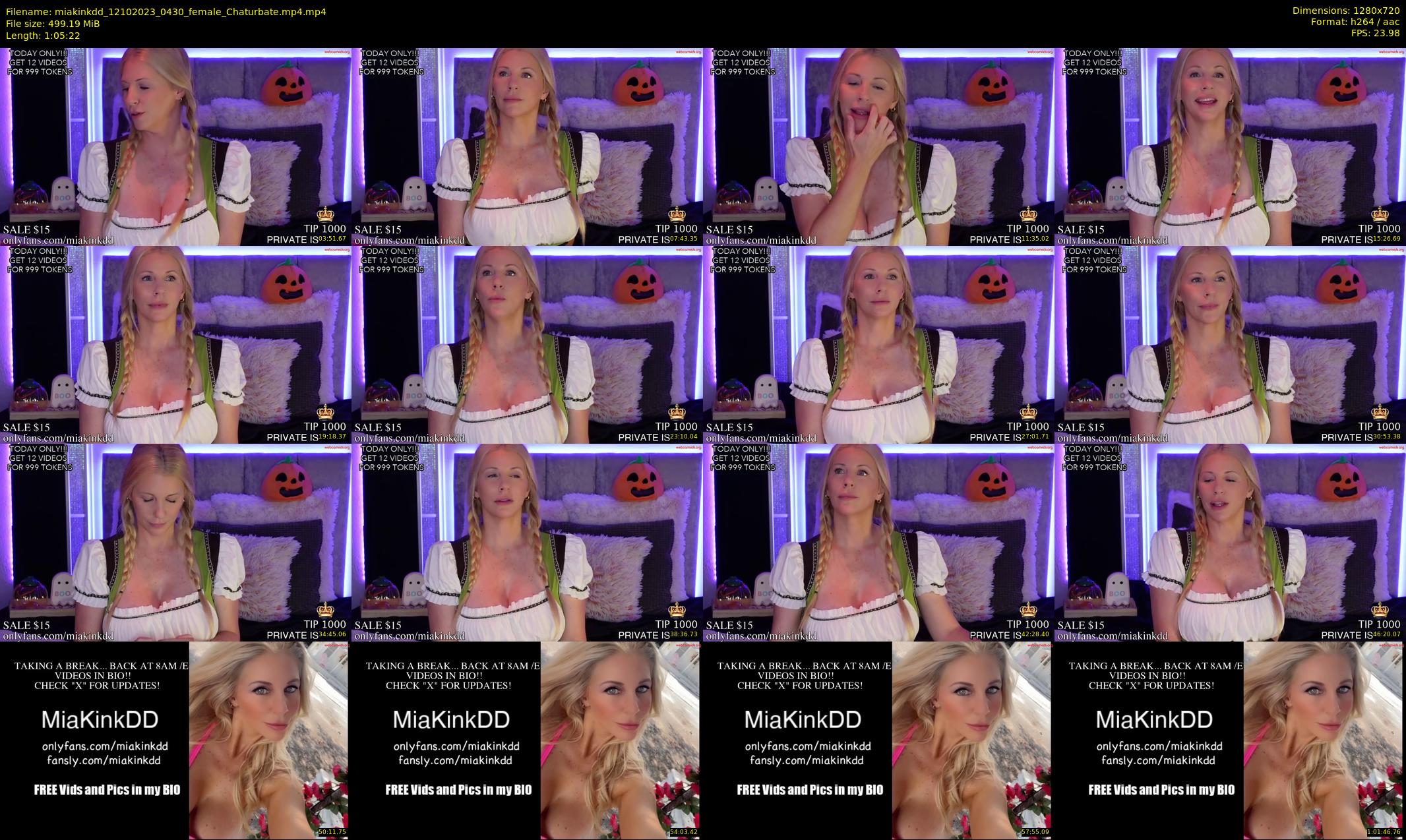 miakinkdd — 66 minute Chaturbate female cam show recording, 720p, Oct 12, 2023