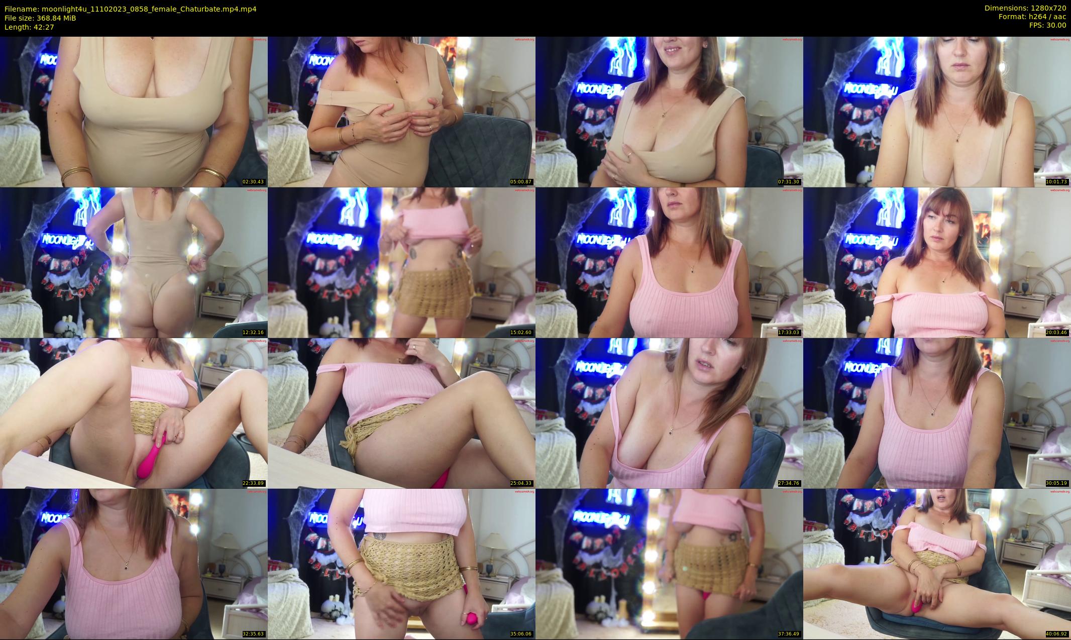 moonlight4u — 43 minute Chaturbate female cam show recording, 720p, Oct 11, 2023