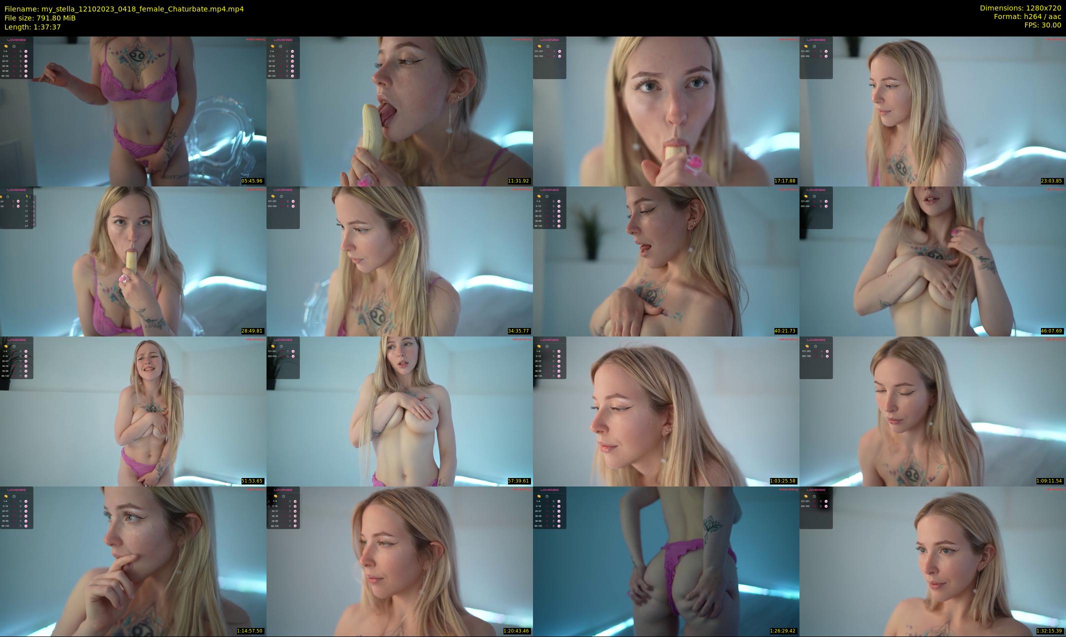 my_stella — 98 minute Chaturbate female cam show recording, 720p, Oct 12, 2023