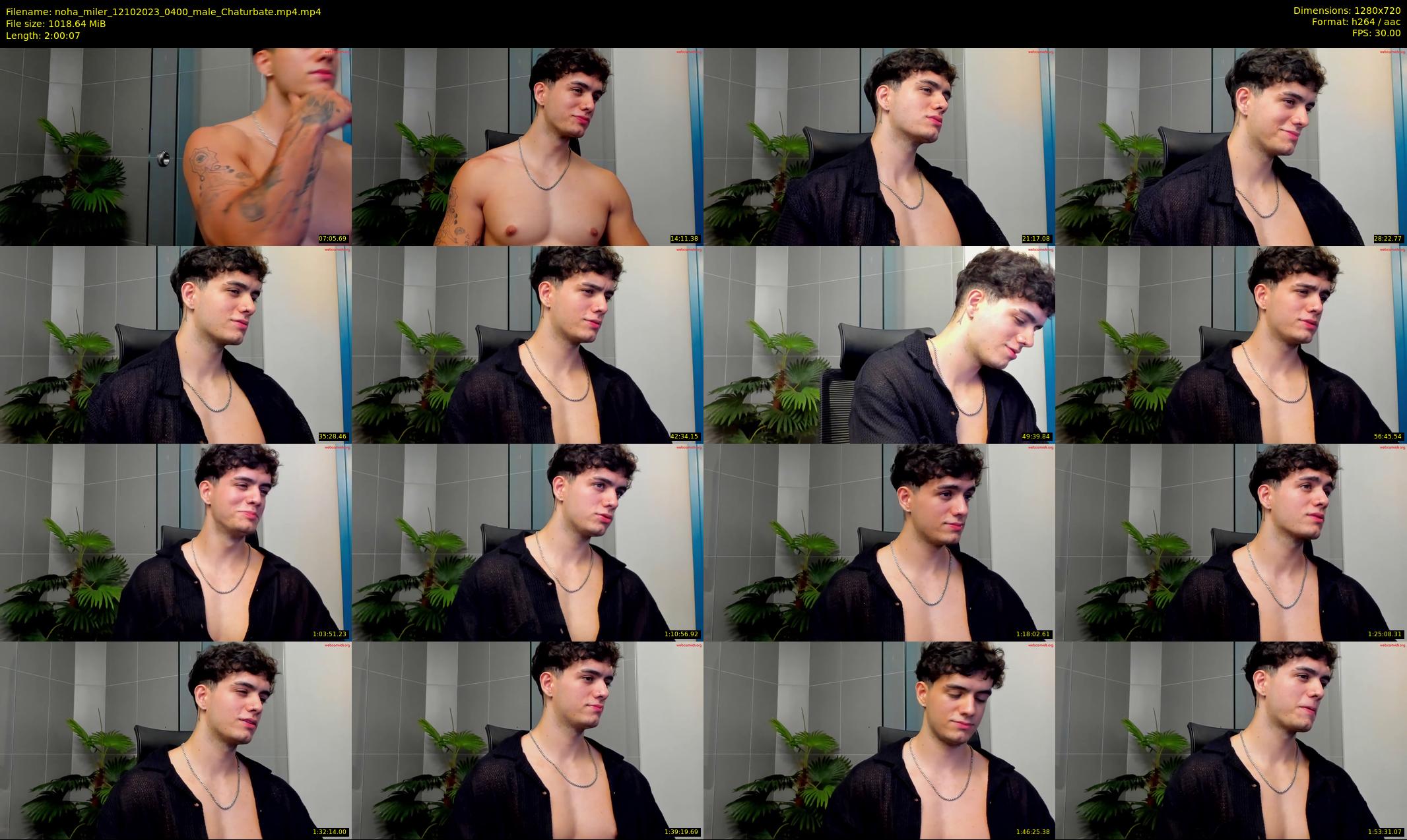 noha_miler — 121 minute Chaturbate male cam show recording, 720p, Oct 12, 2023