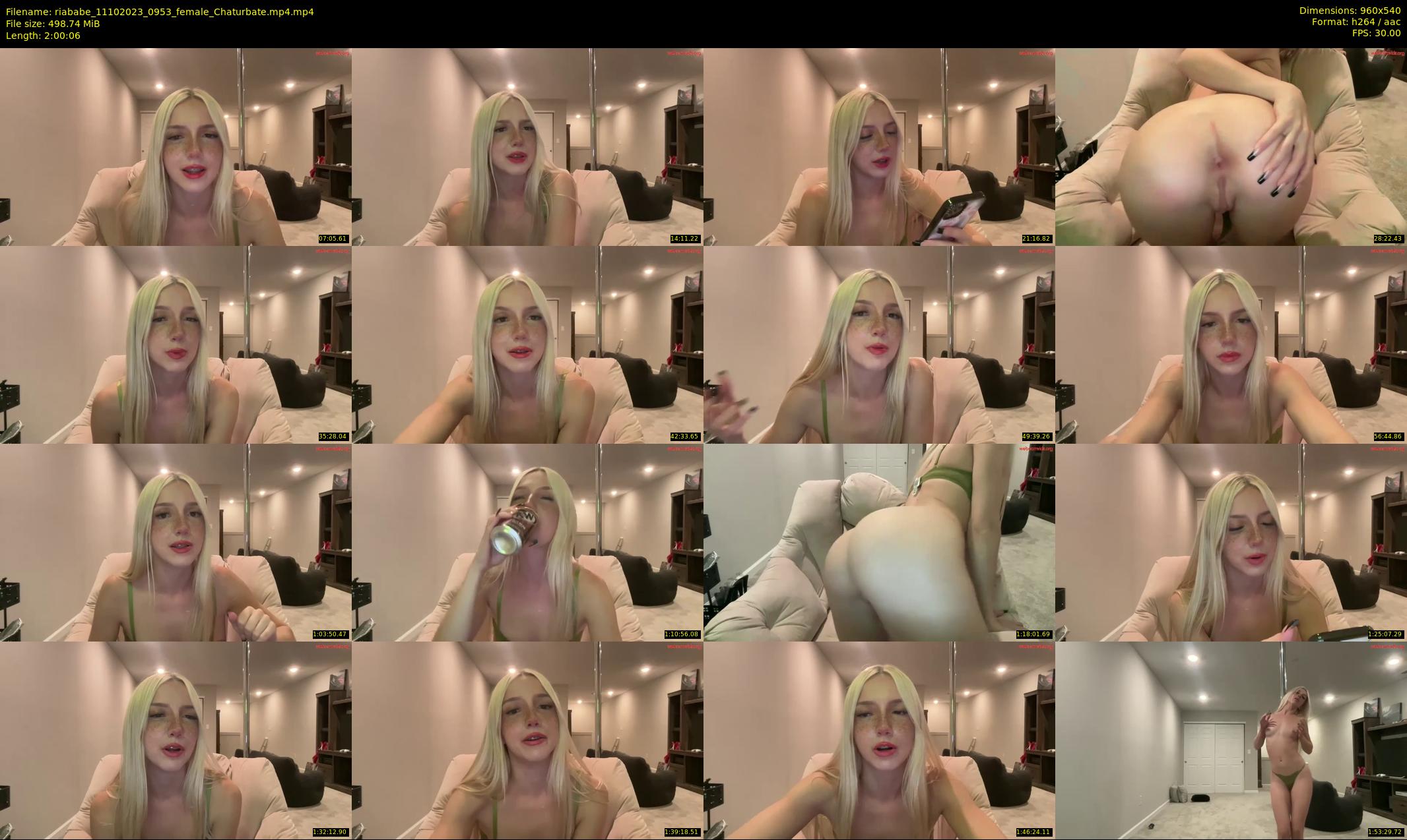 riababe — 121 minute Chaturbate female cam show recording, 480p, Oct 11, 2023